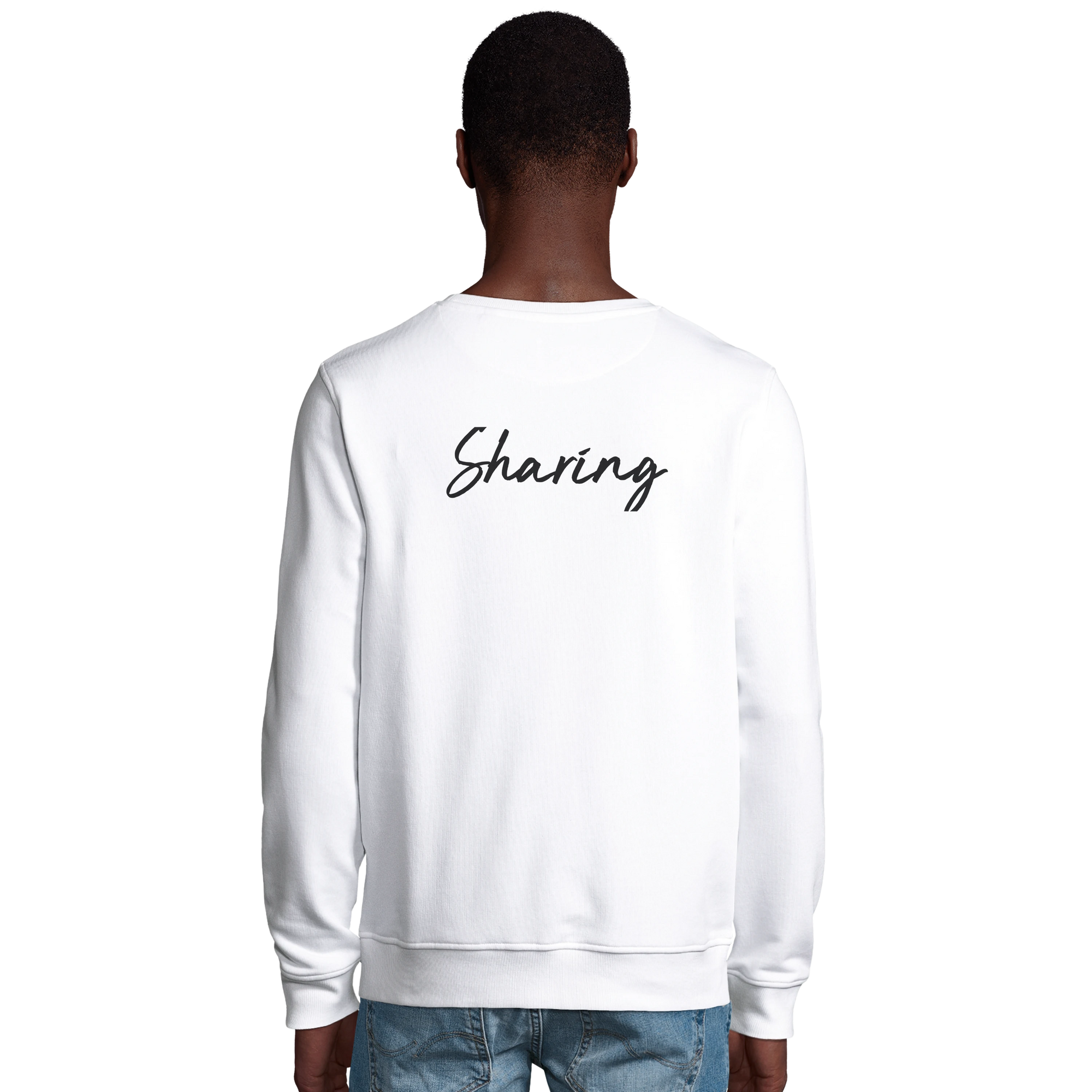 Sharing - "Little Secret" Sweatshirt White 4