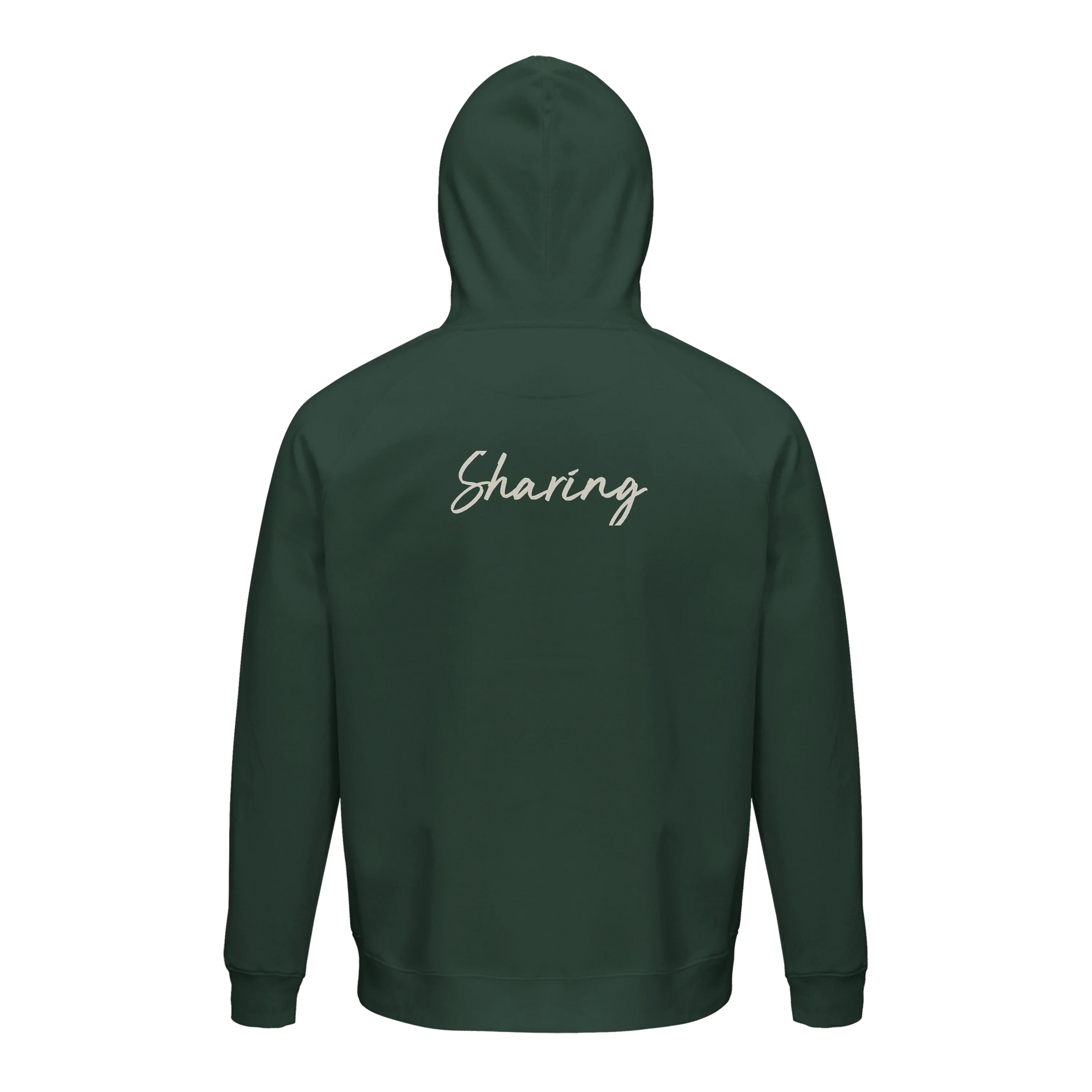 Sharing - "Little Secret" Hoodie Bottle Green 2