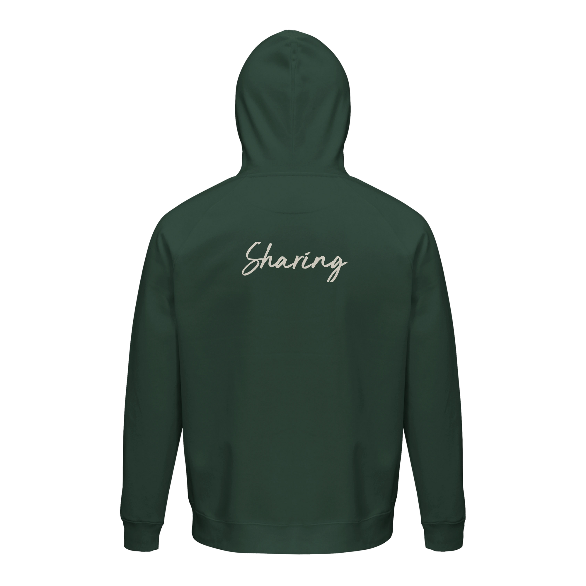 Sharing - "Little Secret" Hoodie Bottle Green 2