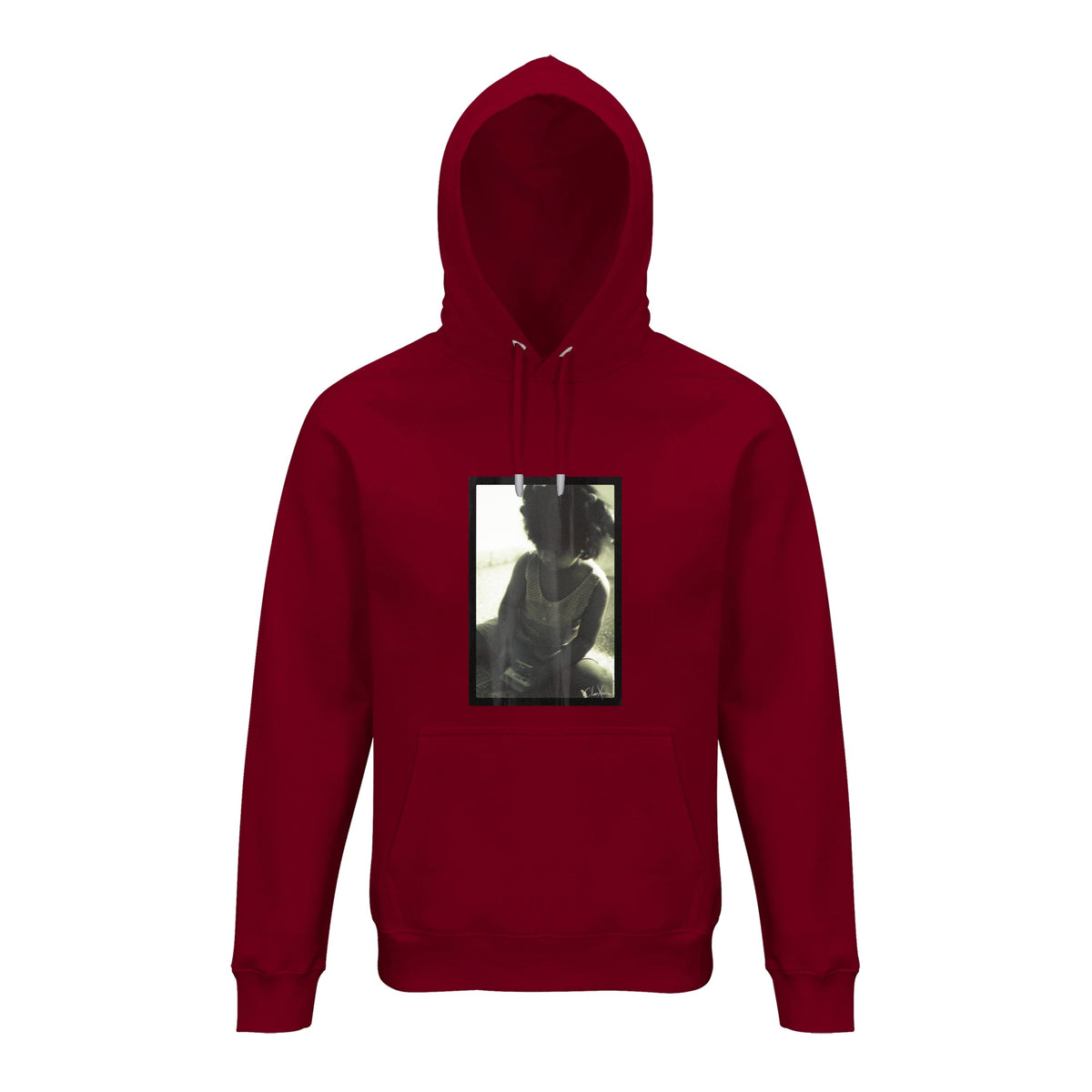 Sharing - "Little Secret" Hoodie Burgundy 1