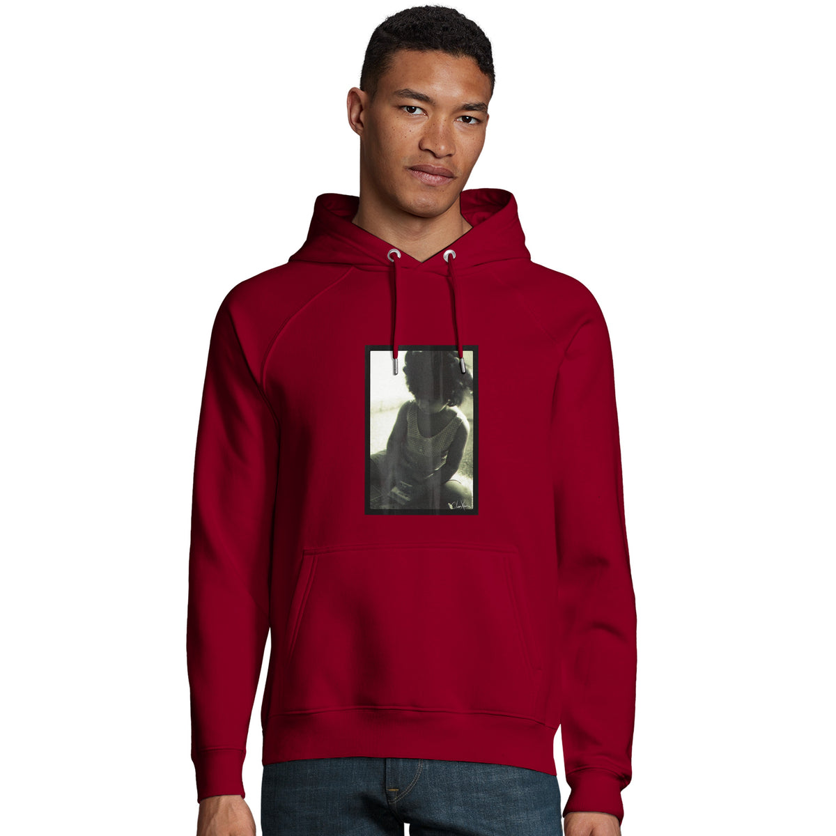 Sharing - "Little Secret" Hoodie Burgundy 3