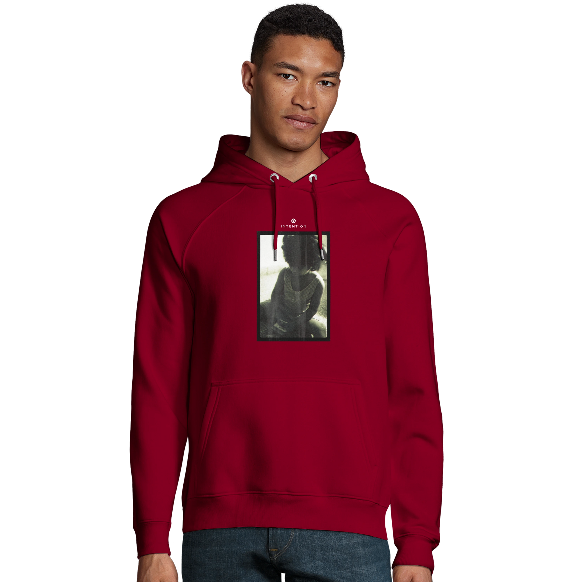 Sharing - "Little Secret" Hoodie Burgundy 3