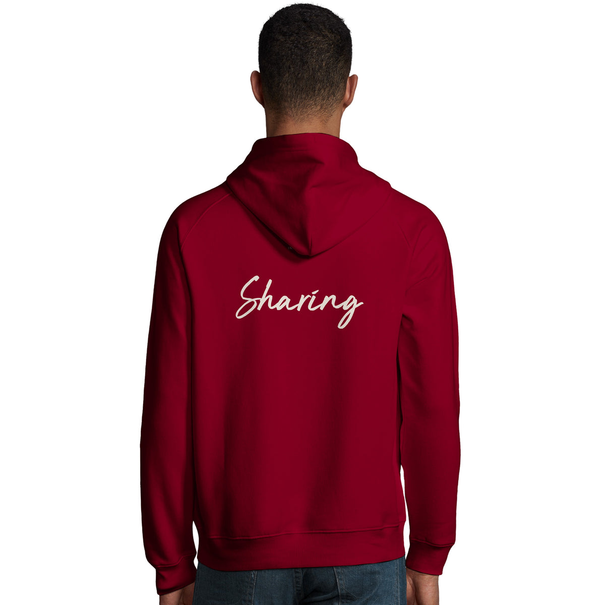 Sharing - "Little Secret" Hoodie Burgundy 4