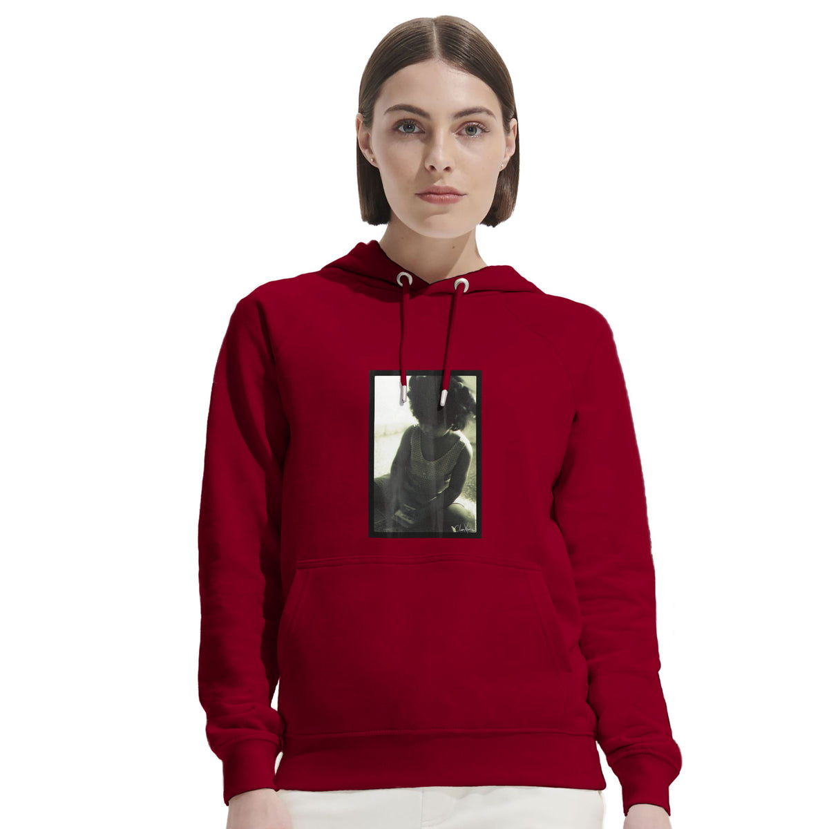 Sharing - "Little Secret" Hoodie Burgundy 5