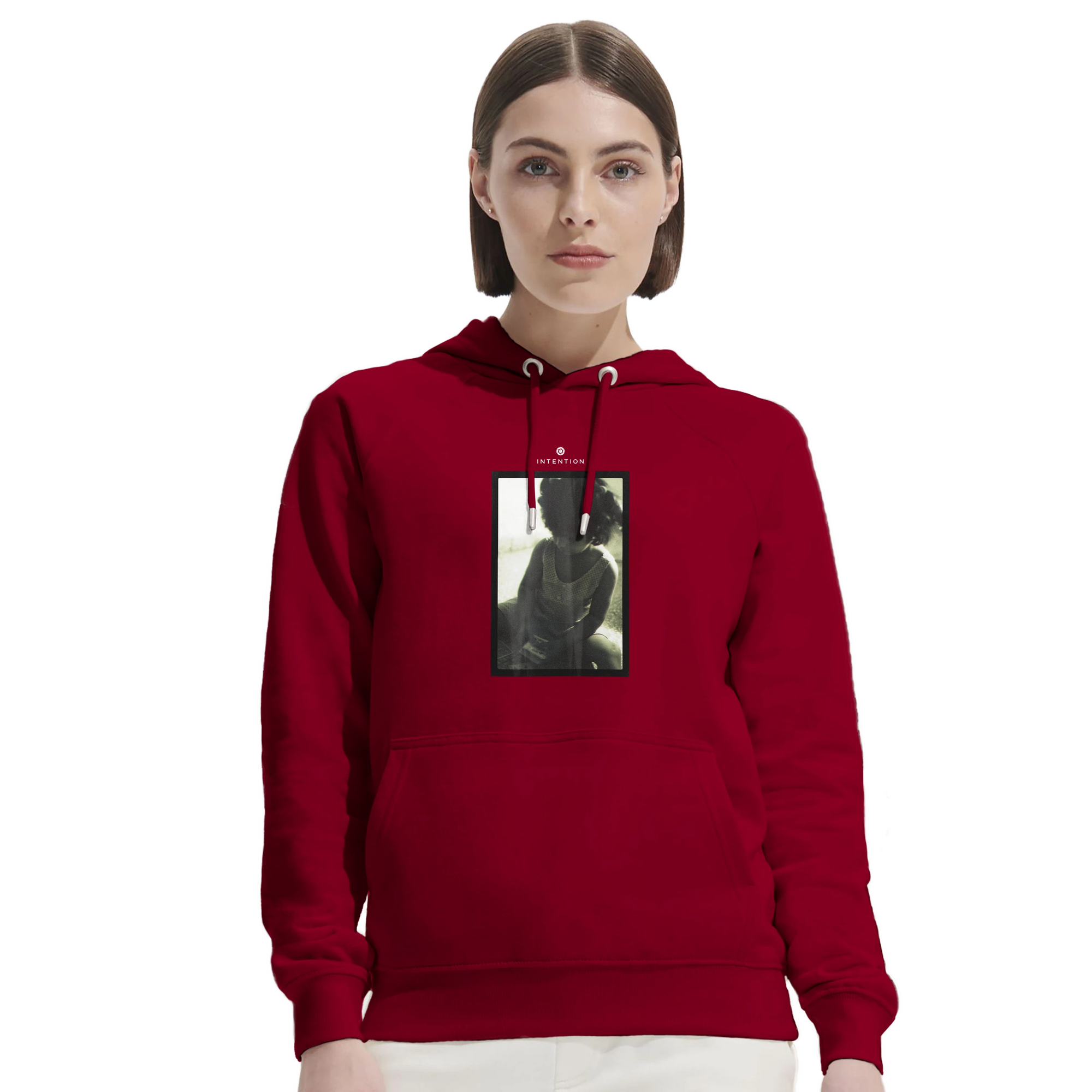 Sharing - "Little Secret" Hoodie Burgundy 5