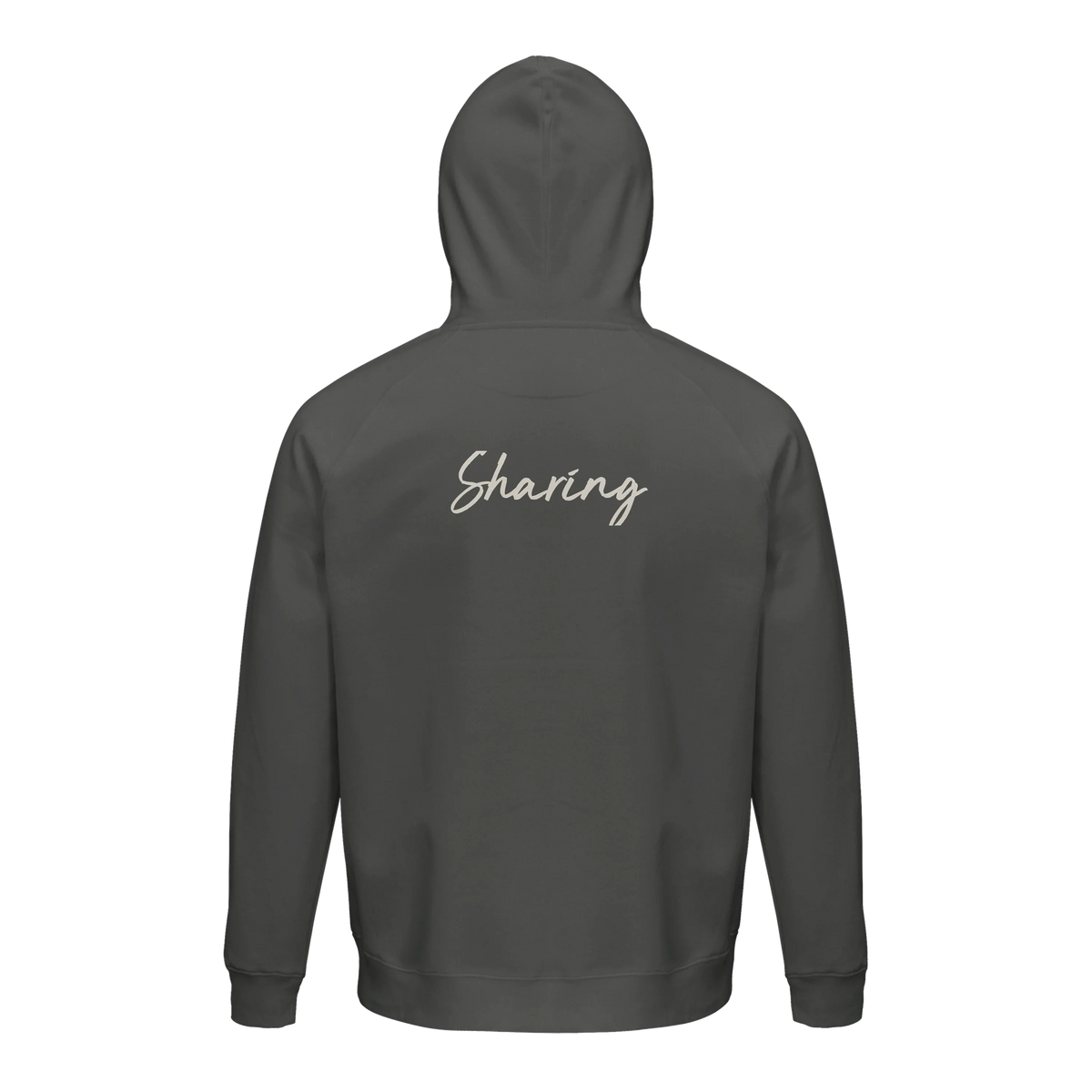 Sharing - "Little Secret" Hoodie charcoal melange 2