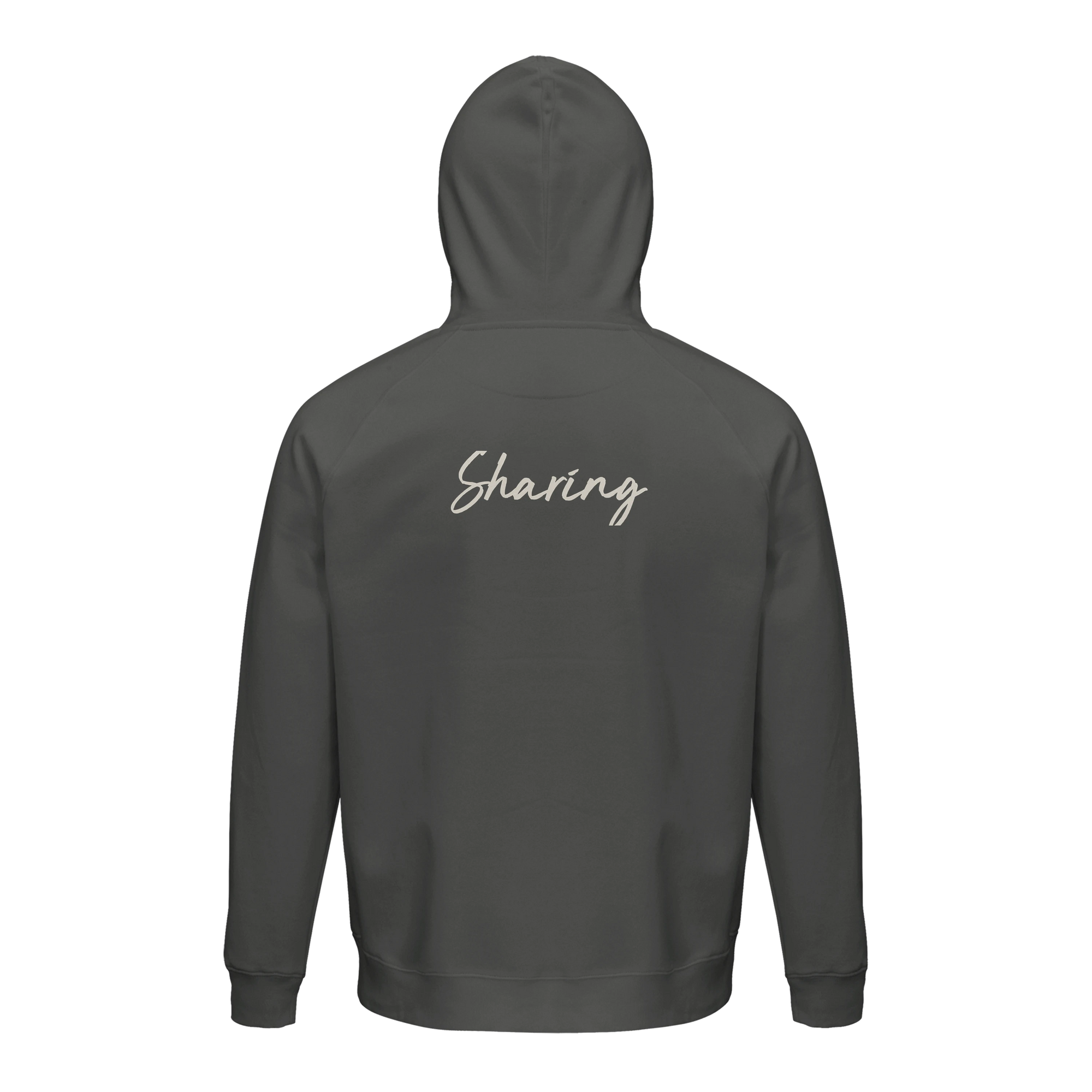 Sharing - "Little Secret" Hoodie charcoal melange 2