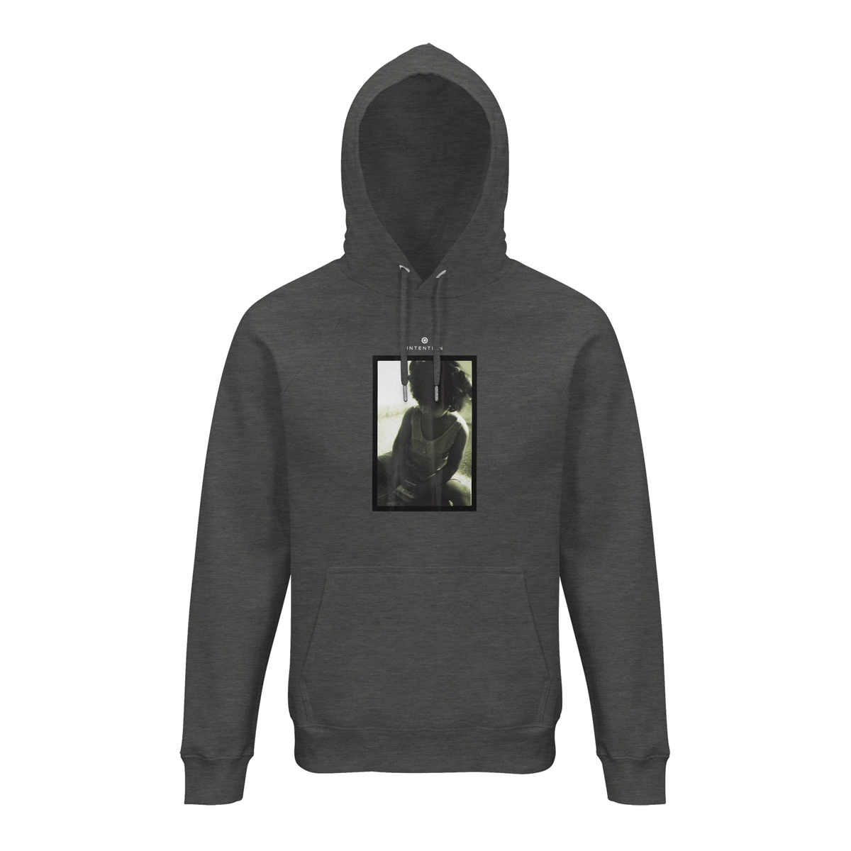 Sharing - "Little Secret" Hoodie Grey Melange 1