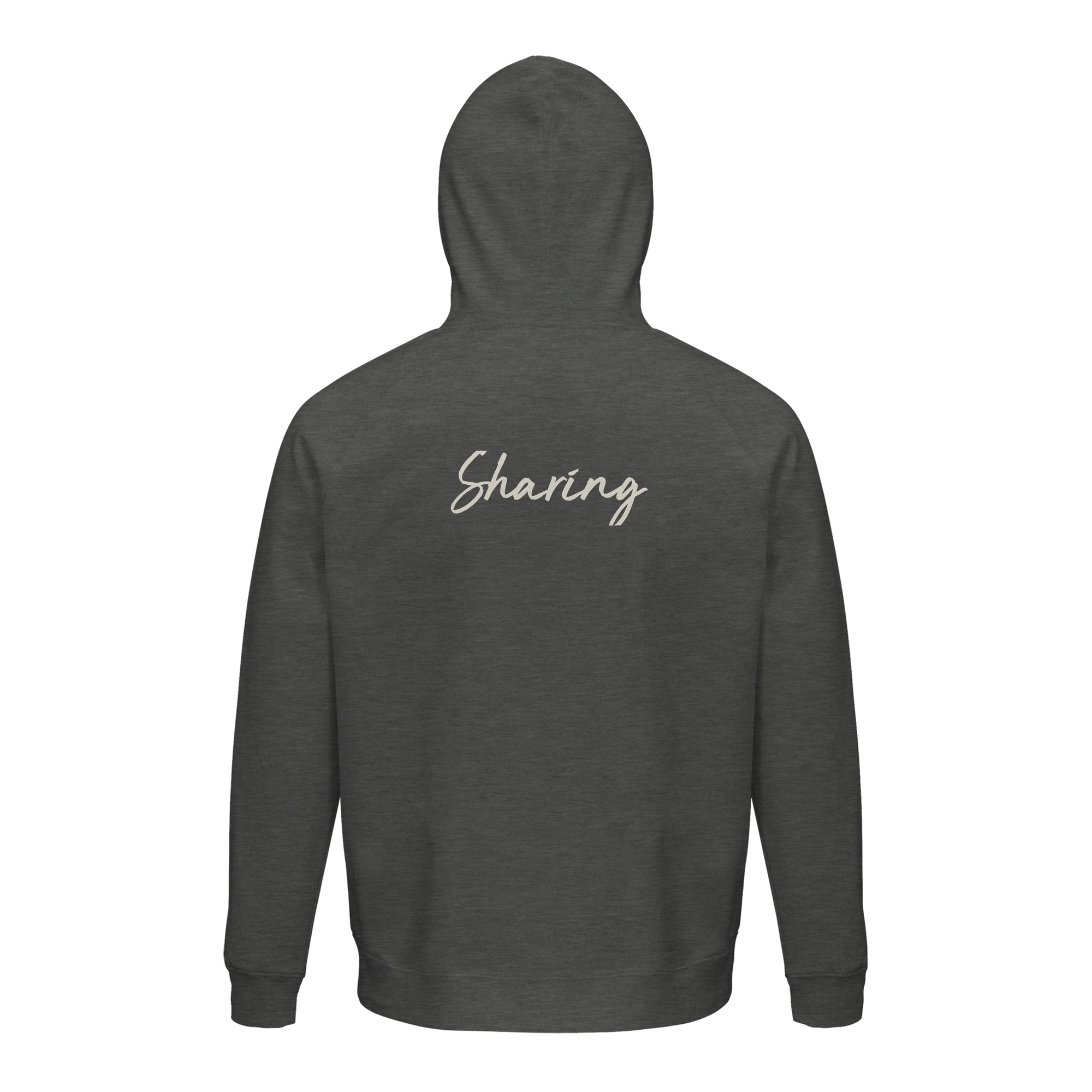Sharing - "Little Secret" Hoodie Grey Melange 2