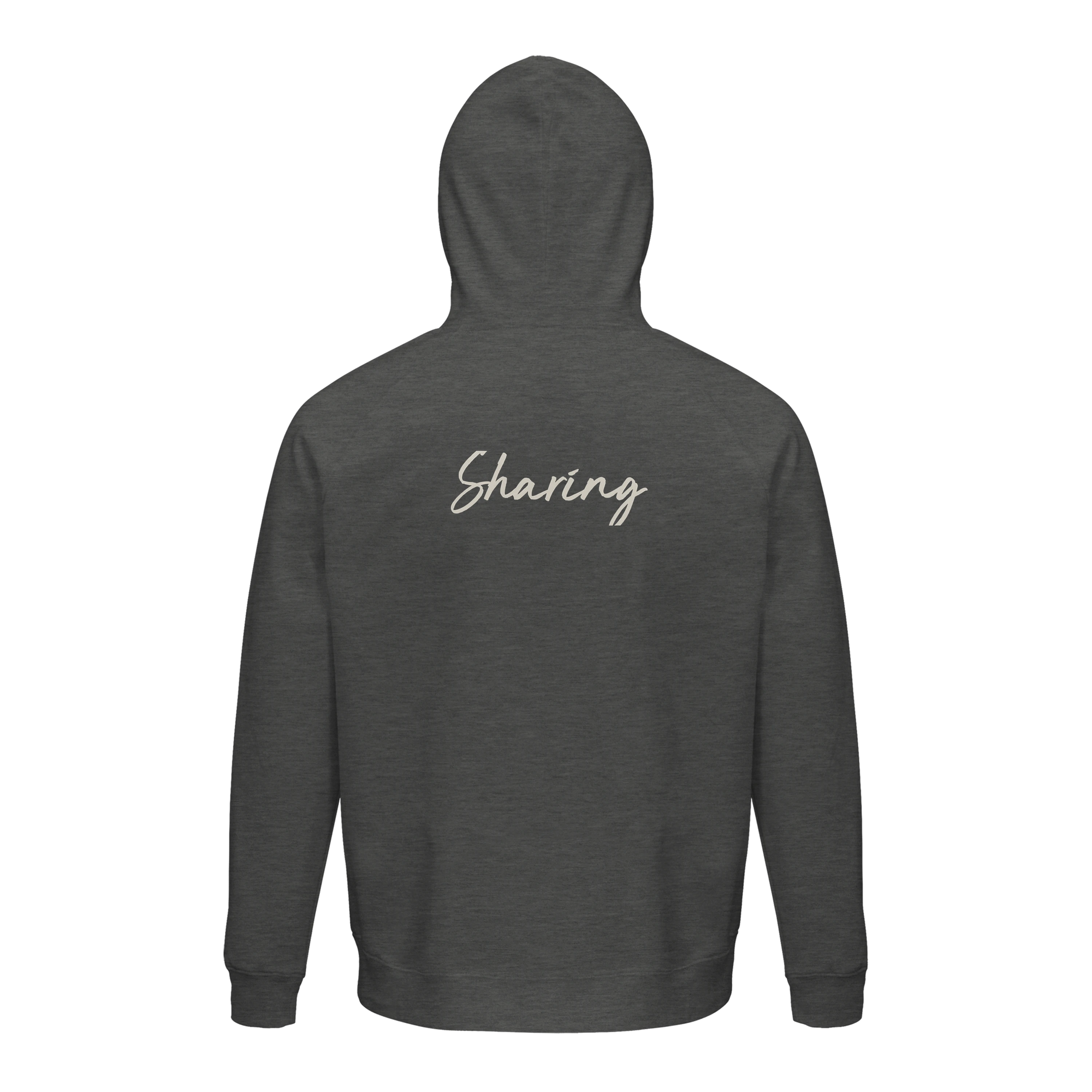 Sharing - "Little Secret" Hoodie Grey Melange 2