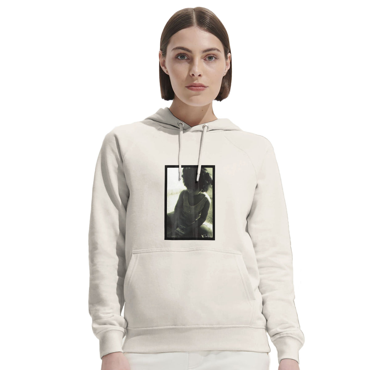 Sharing - "Little Secret" Hoodie Off White 5