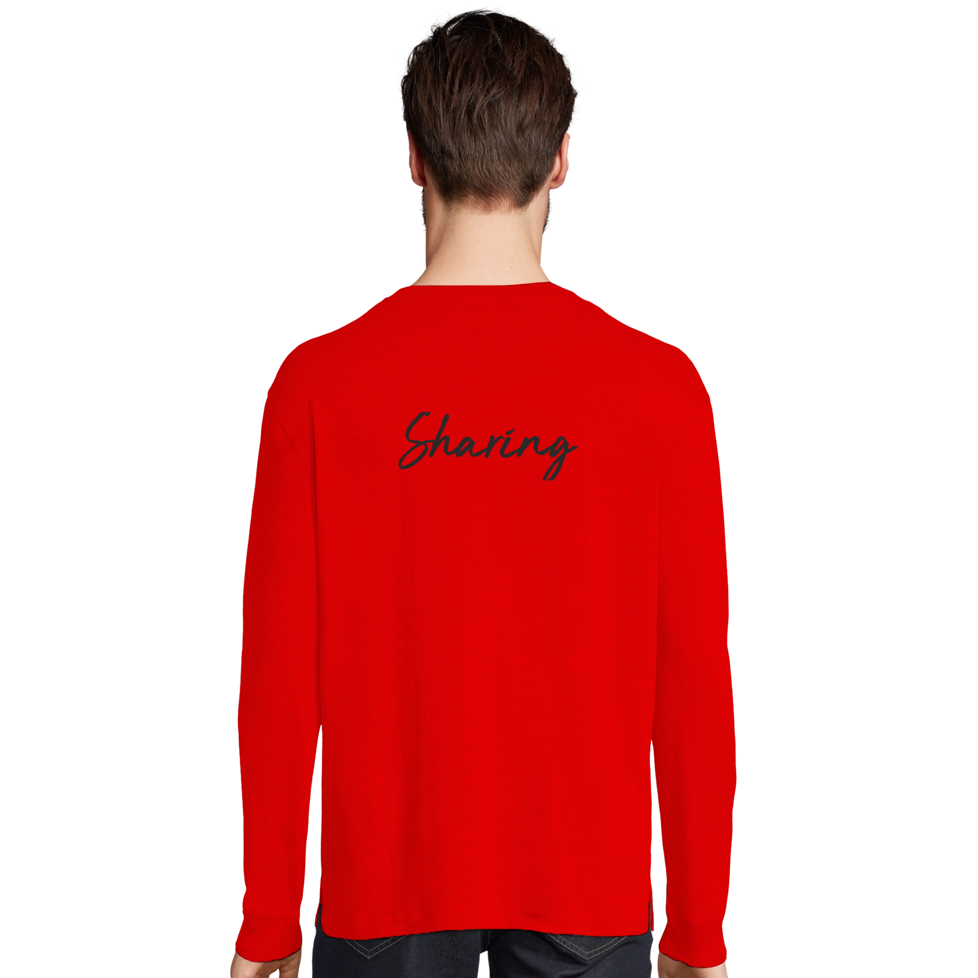 Sharing - "Little Secret" Long sleeve Bright Red 4