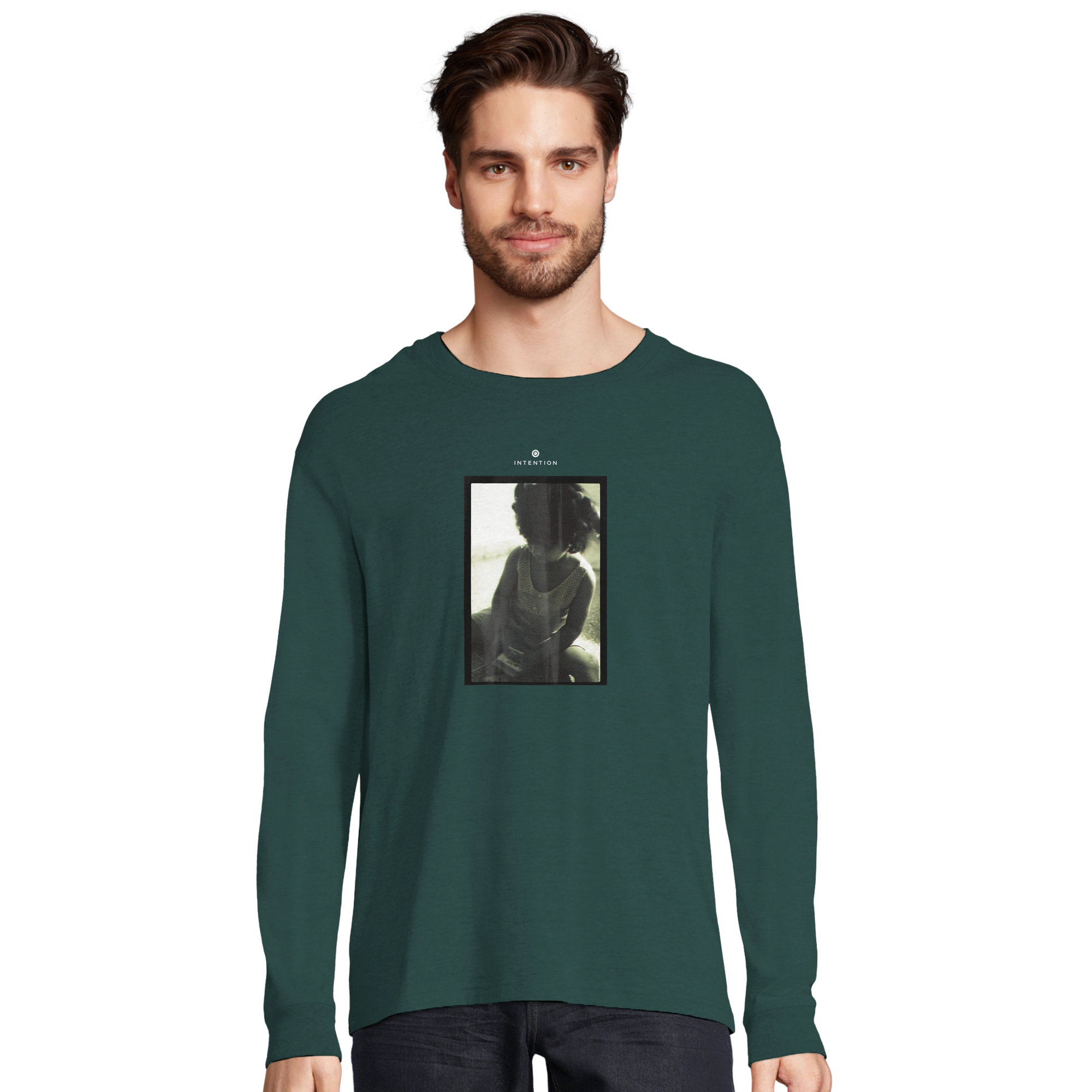 Sharing - "Little Secret" Long sleeve green empire 3