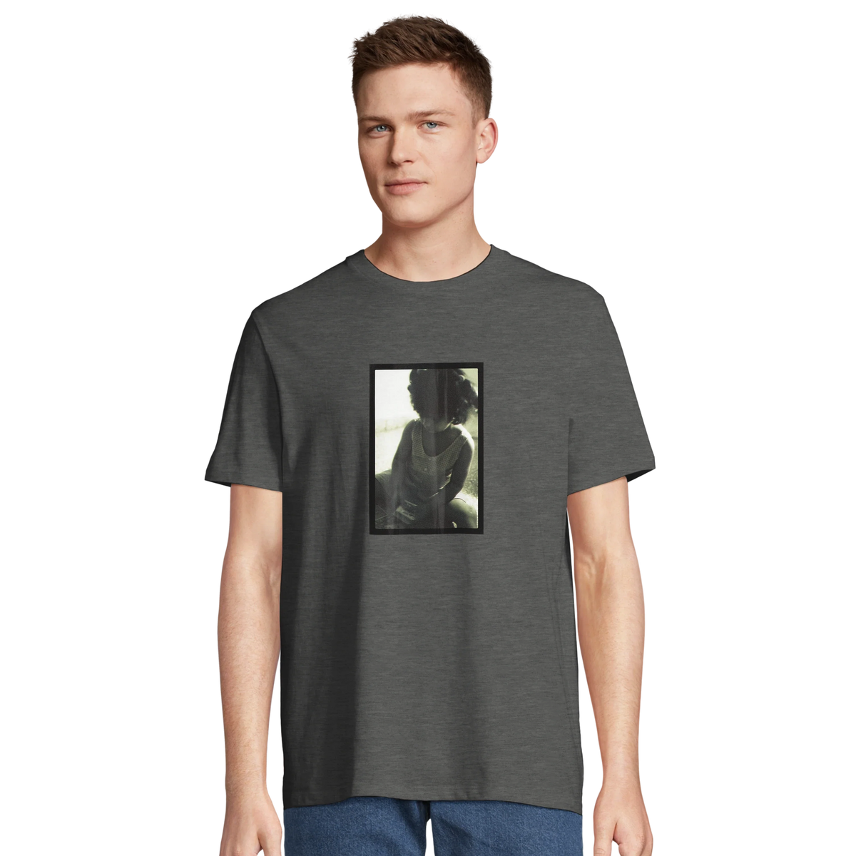 Sharing - "Little Secret" T-shirt Grey Melange 4