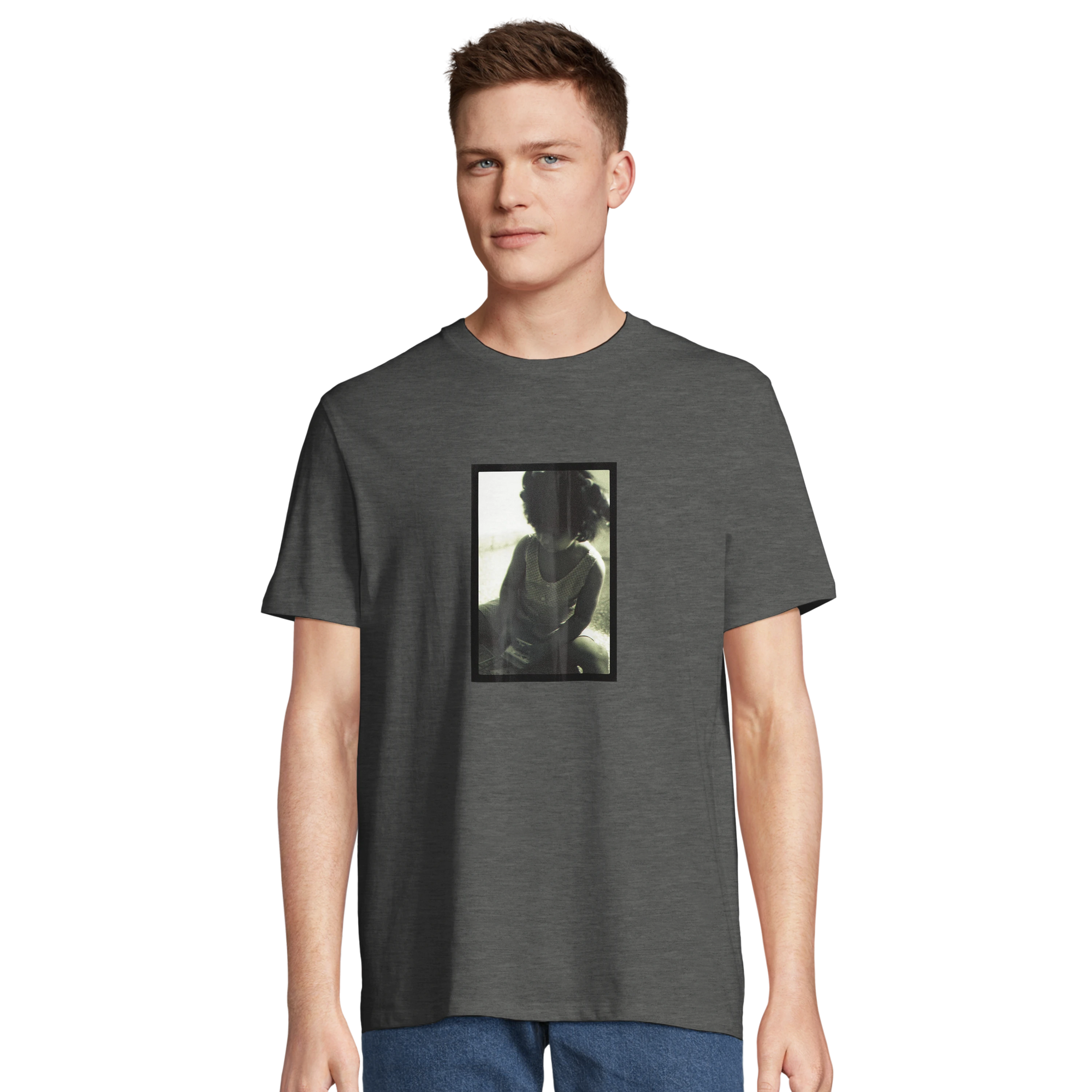Sharing - "Little Secret" T-shirt Grey Melange 4