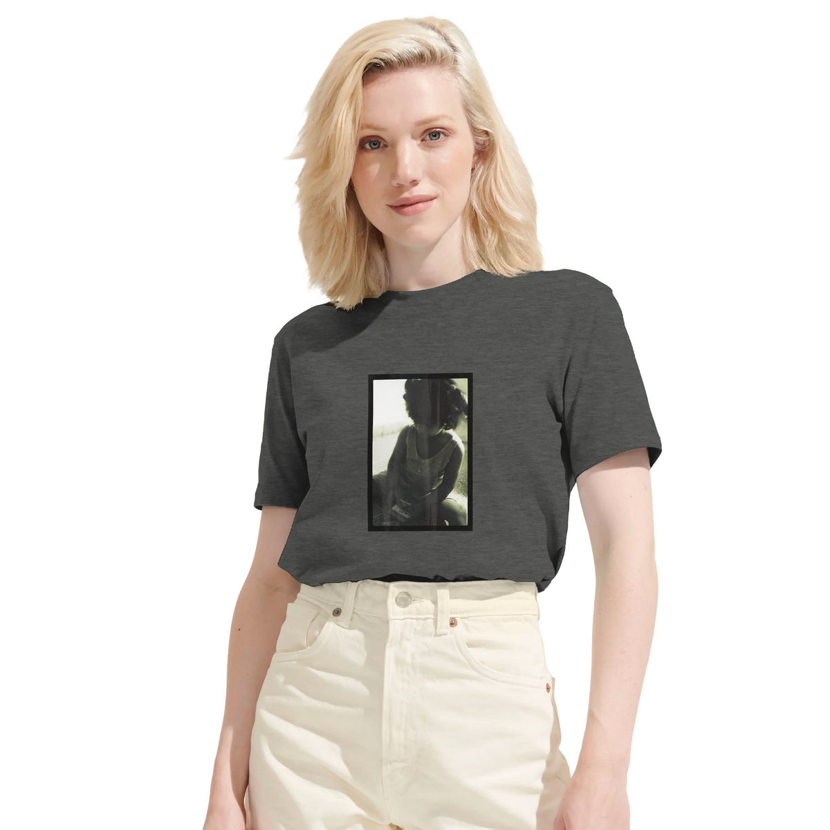 Sharing - "Little Secret" T-shirt Grey Melange 6