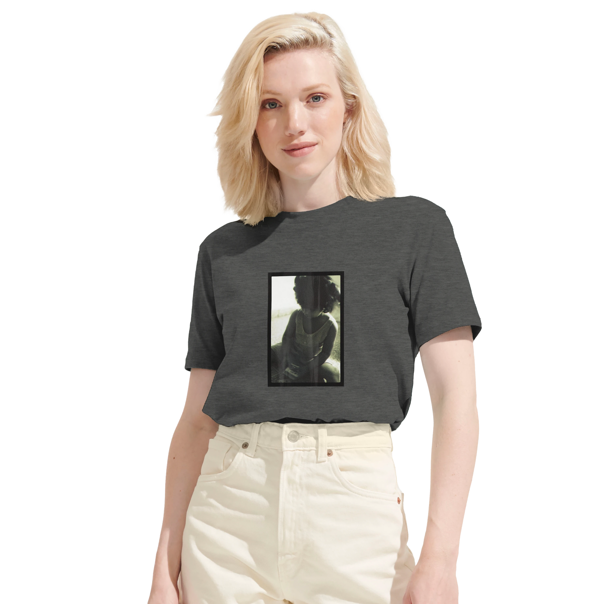 Sharing - "Little Secret" T-shirt Grey Melange 6