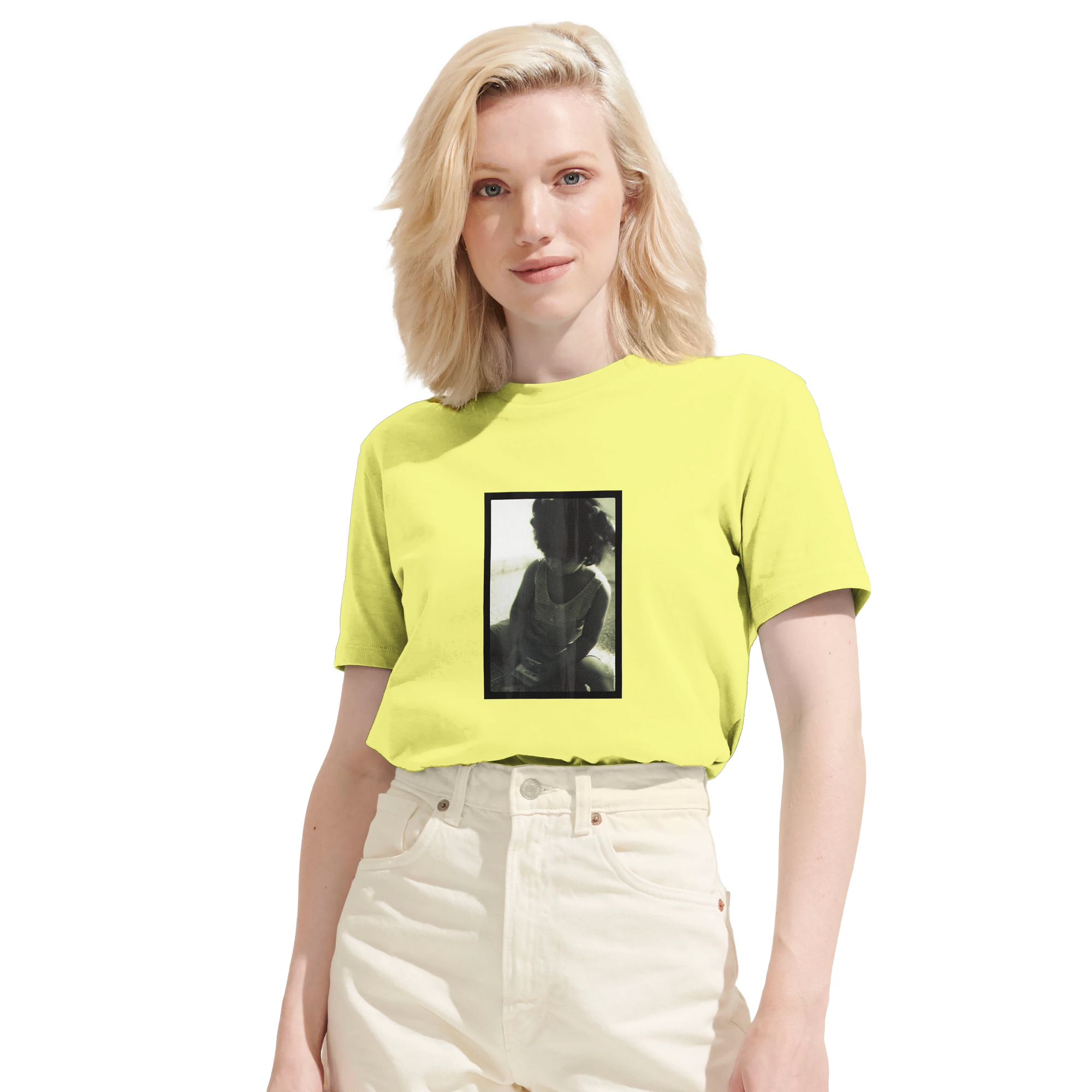 Sharing - "Little Secret" T-shirt Light Yellow 6