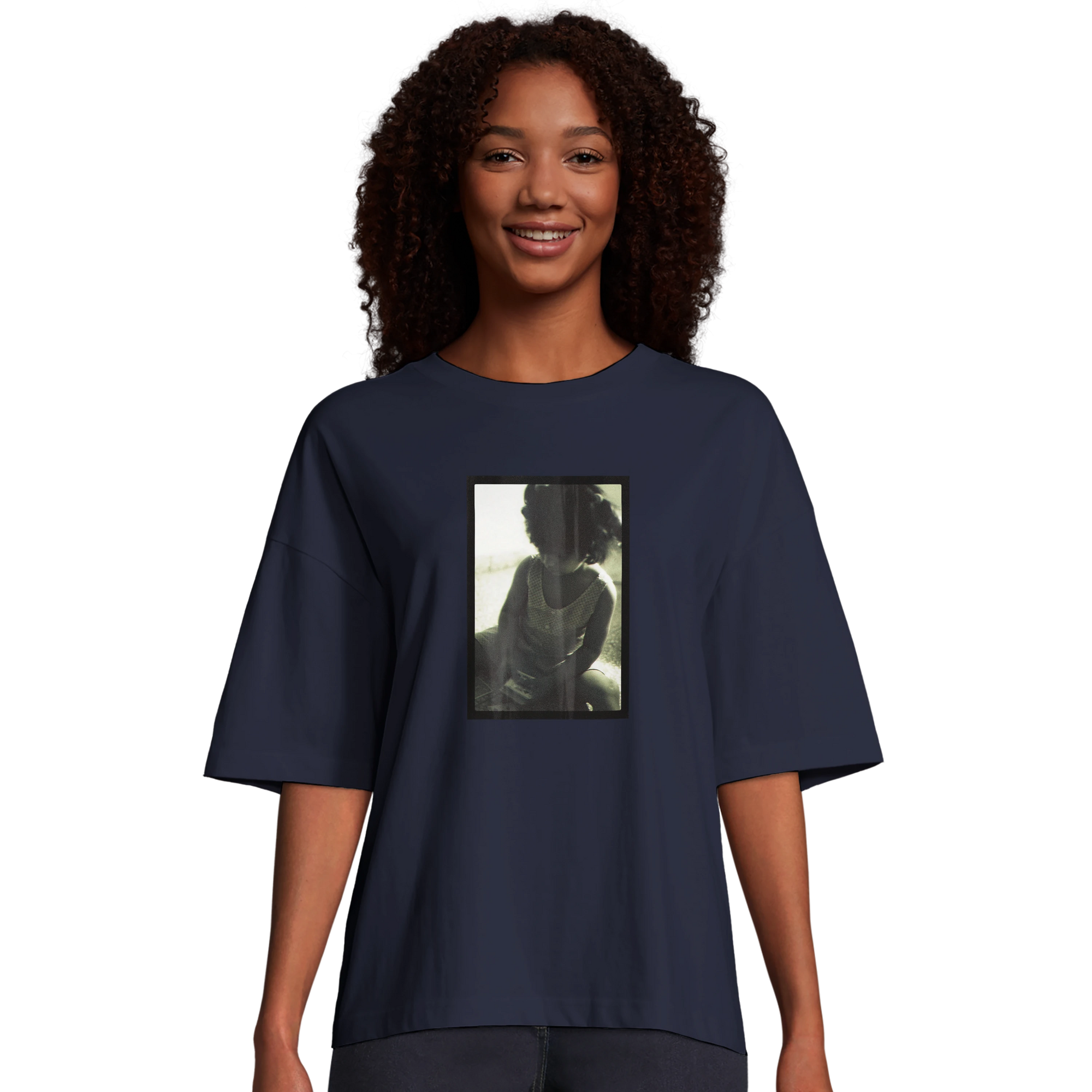 Sharing - "Little Secret" T-shirt French Navy 4