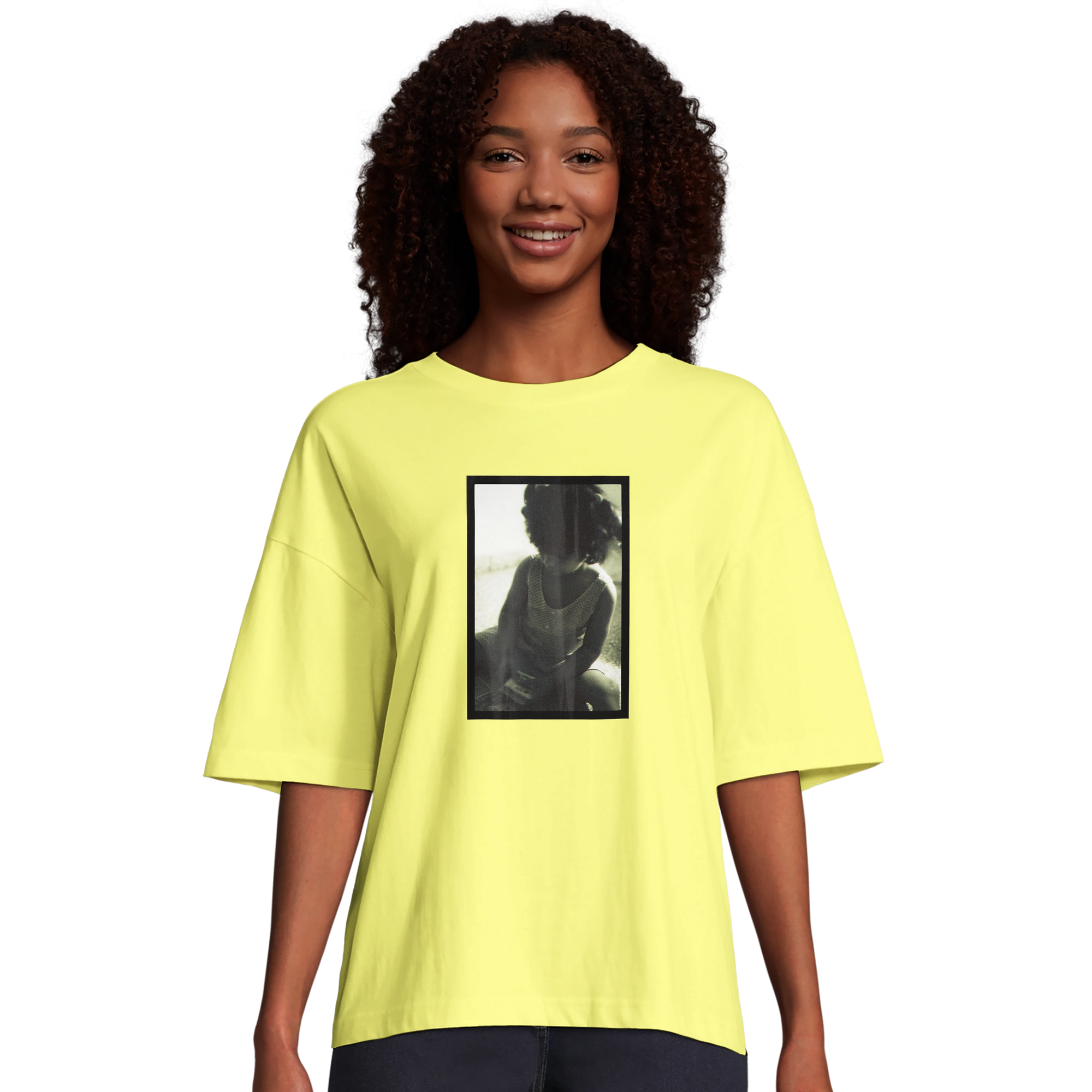 Sharing - "Little Secret" T-shirt Light Yellow 4