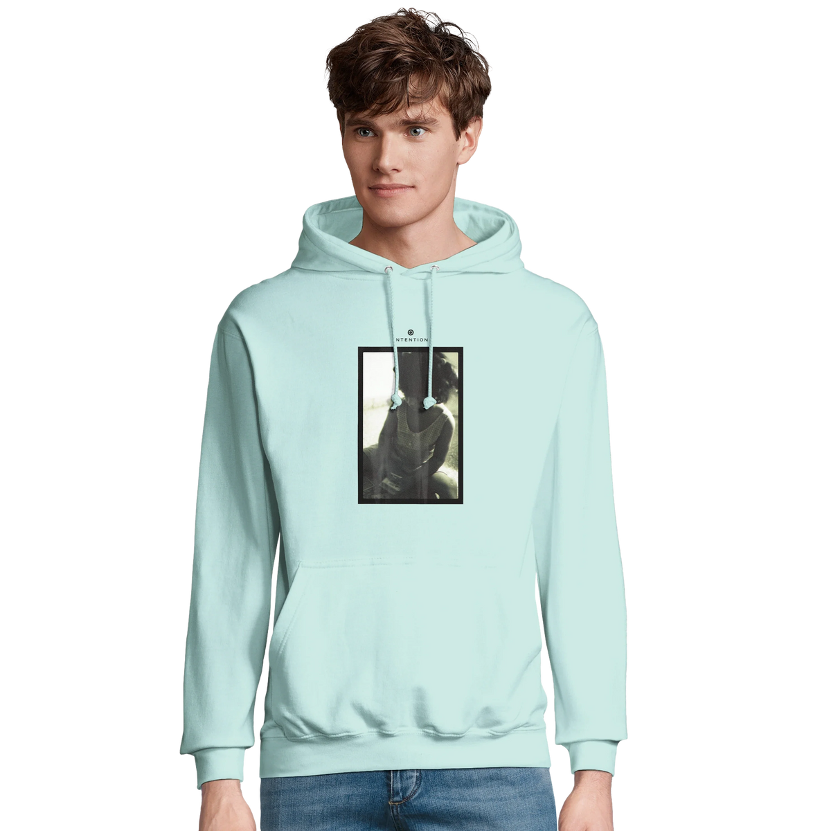 Sharing - "Little Secret" Hoodie arctic blue 3