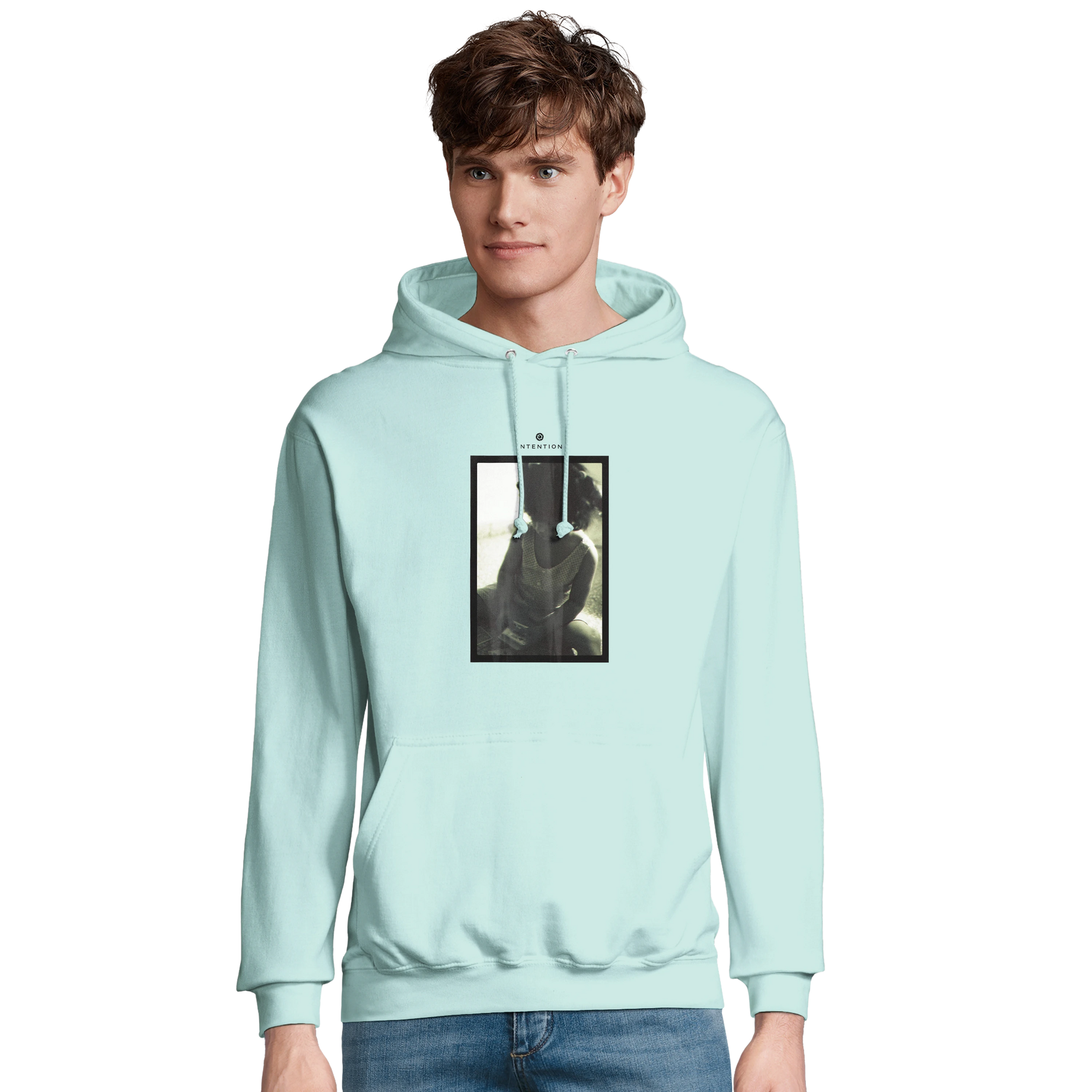 Sharing - "Little Secret" Hoodie arctic blue 3