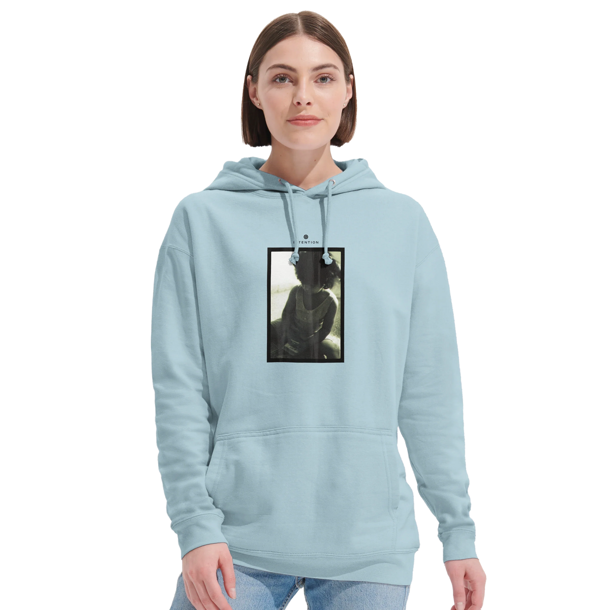 Sharing - "Little Secret" Hoodie creamy blue 5