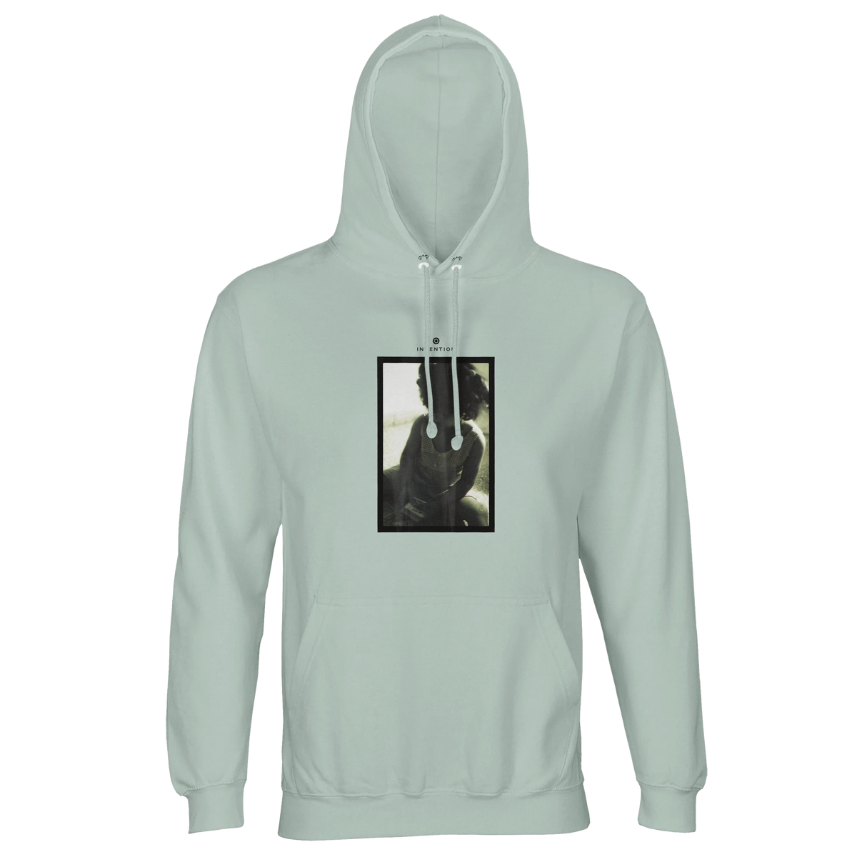 Sharing - "Little Secret" Hoodie creamy green 1