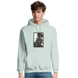 Sharing - "Little Secret" Hoodie creamy green 3