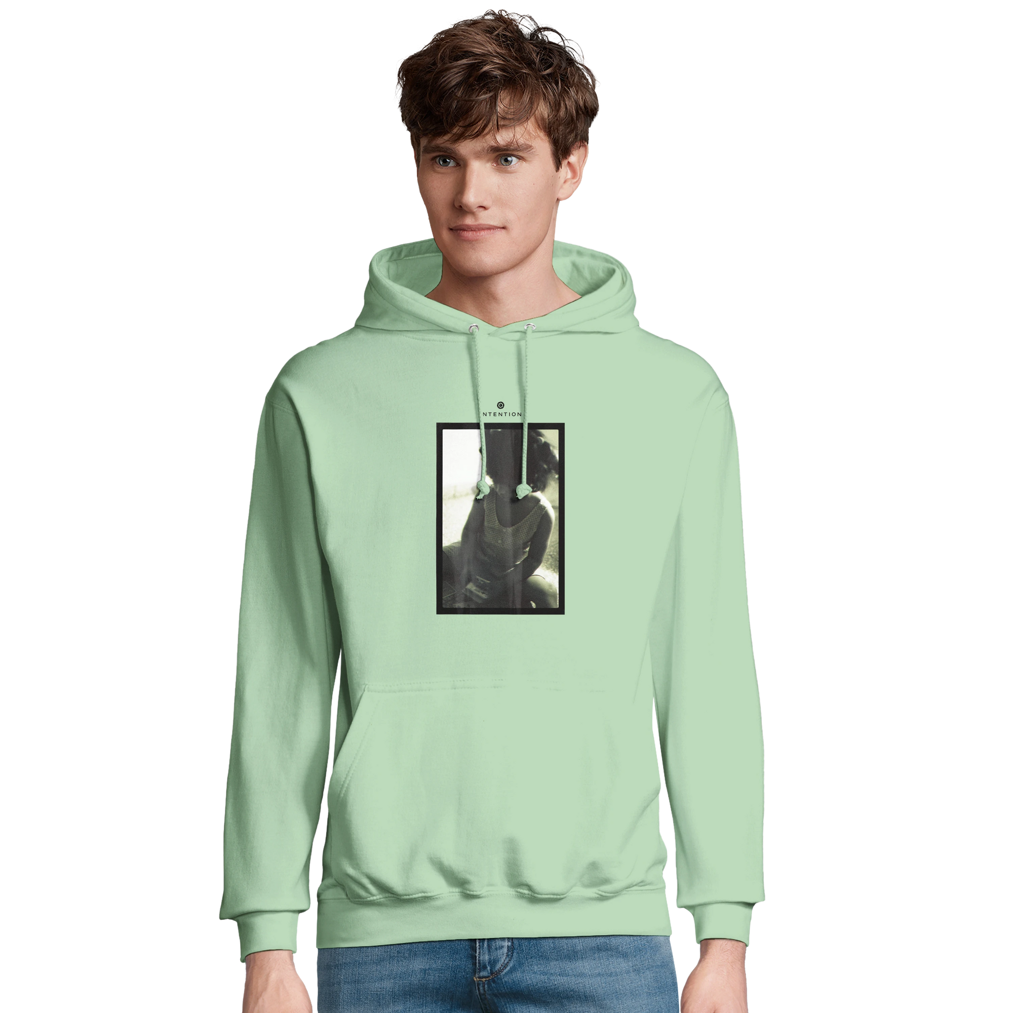 Sharing - "Little Secret" Hoodie frozen green 3