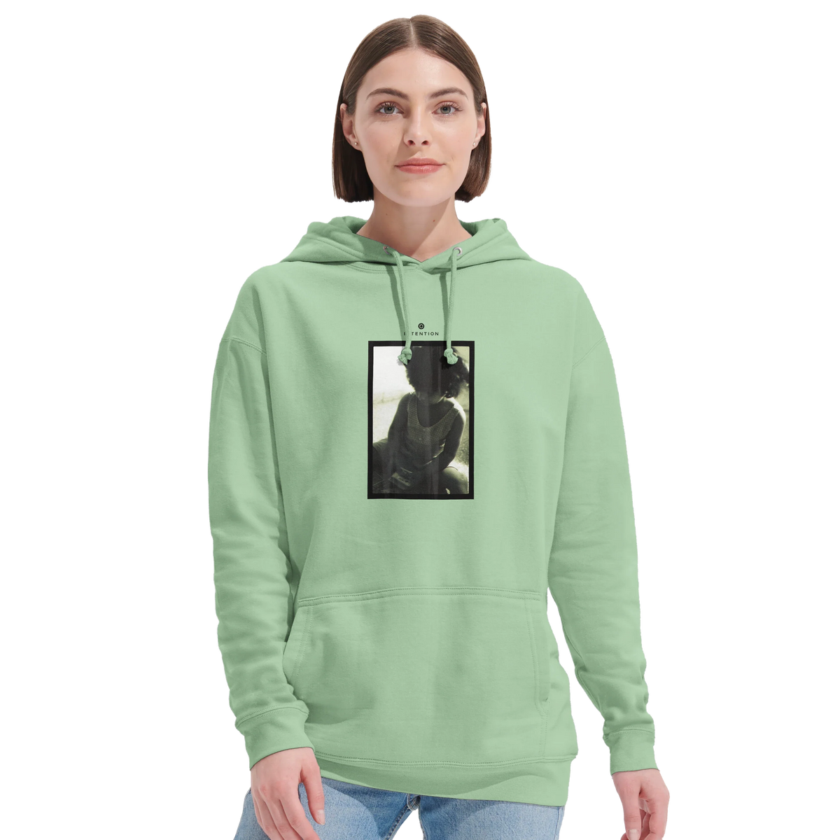 Sharing - "Little Secret" Hoodie frozen green 5