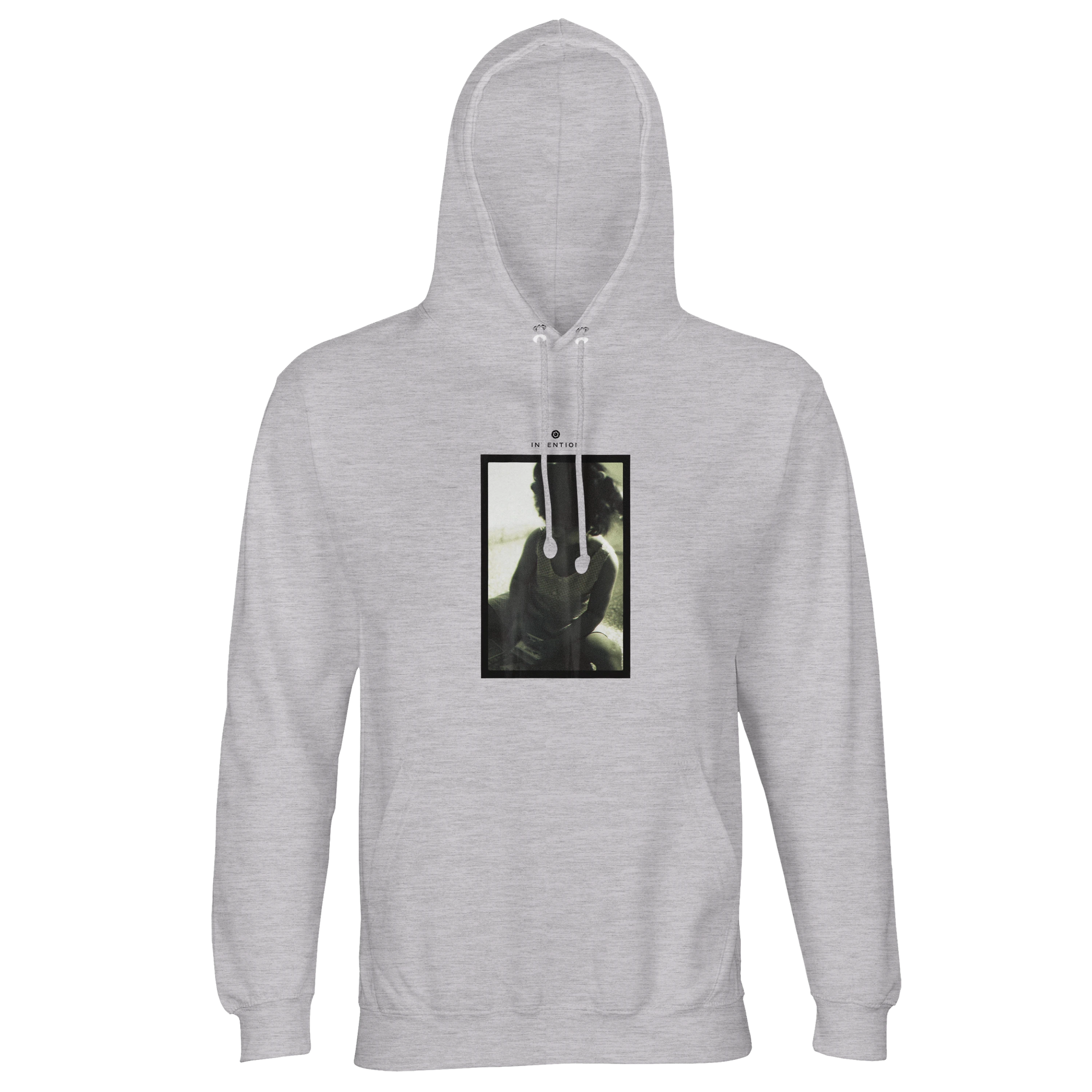 Sharing - "Little Secret" Hoodie Grey Melange 1