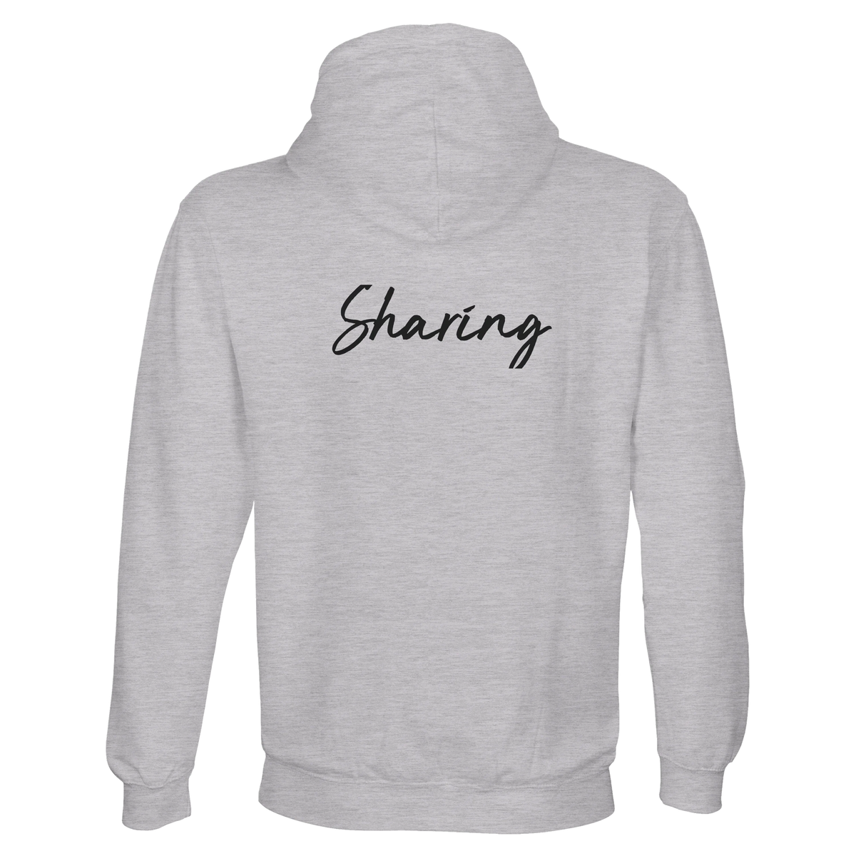 Sharing - "Little Secret" Hoodie Grey Melange 2