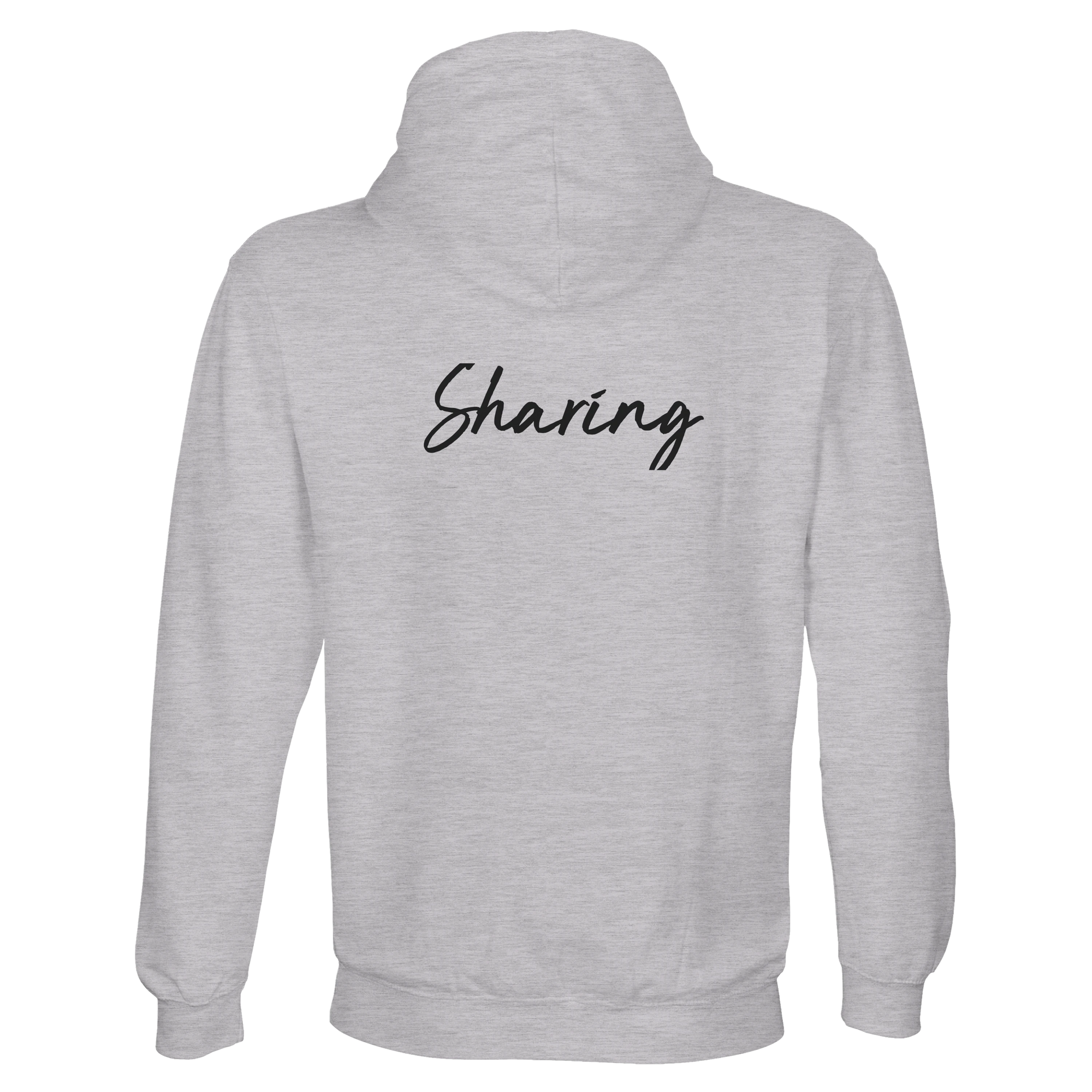 Sharing - "Little Secret" Hoodie Grey Melange 2