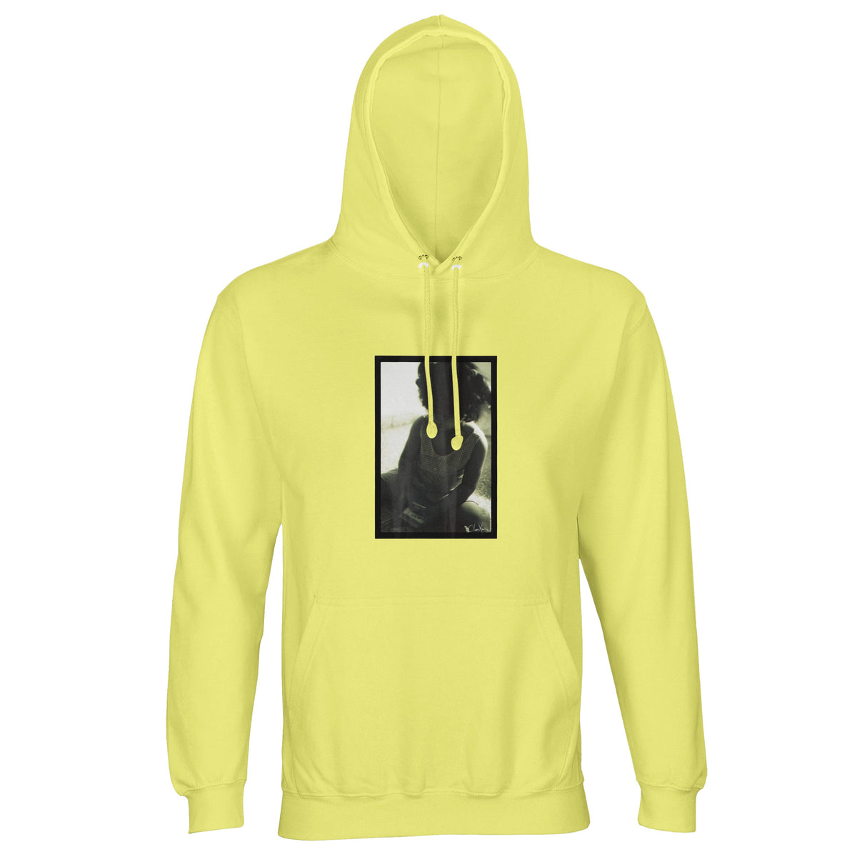 Sharing - "Little Secret" Hoodie Light Yellow 1