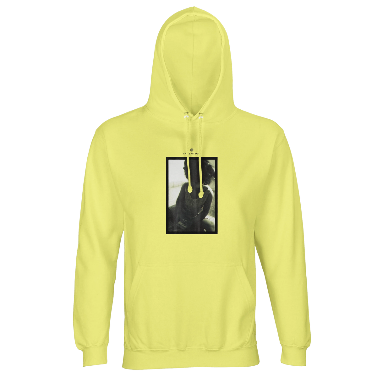 Sharing - "Little Secret" Hoodie Light Yellow 1