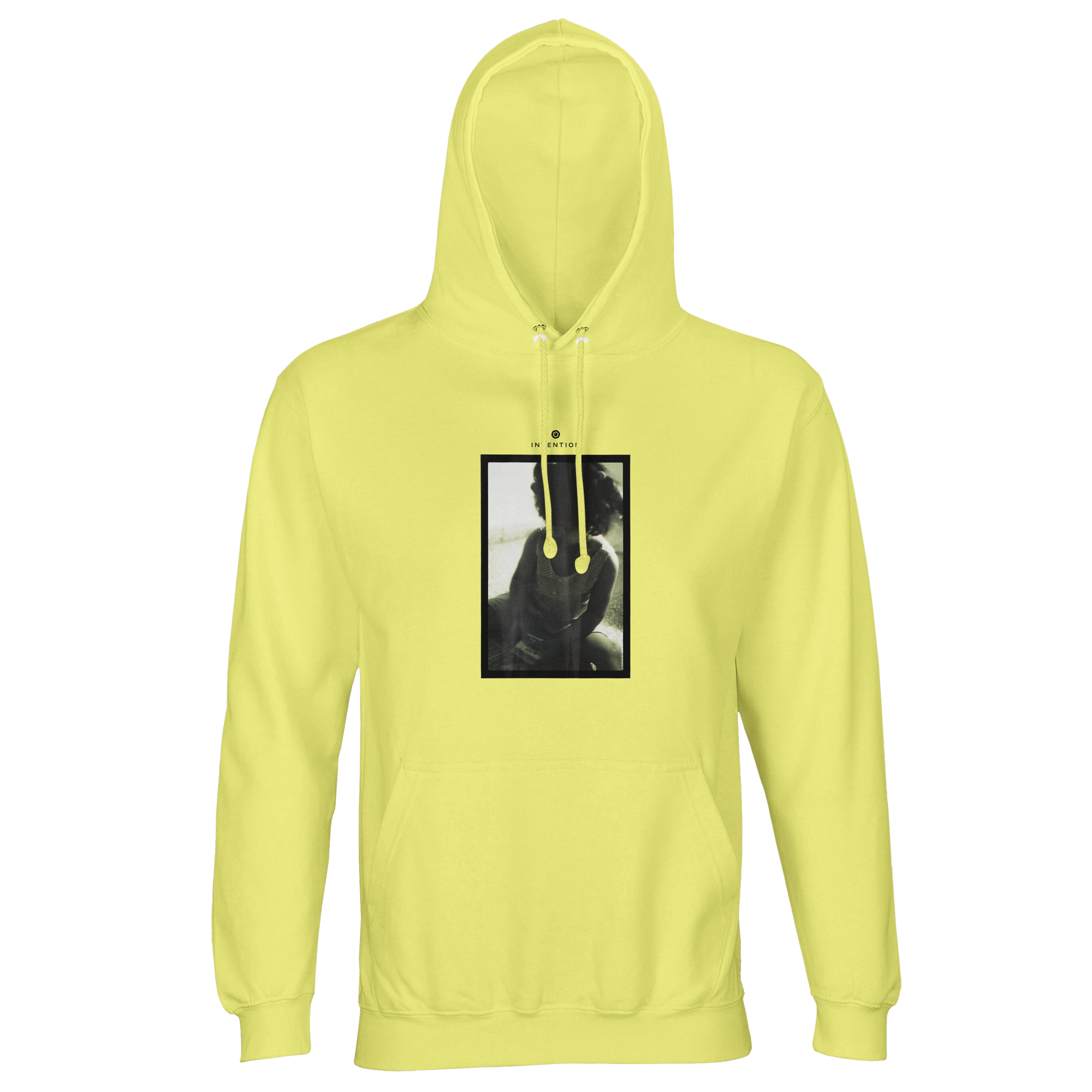 Sharing - "Little Secret" Hoodie Light Yellow 1