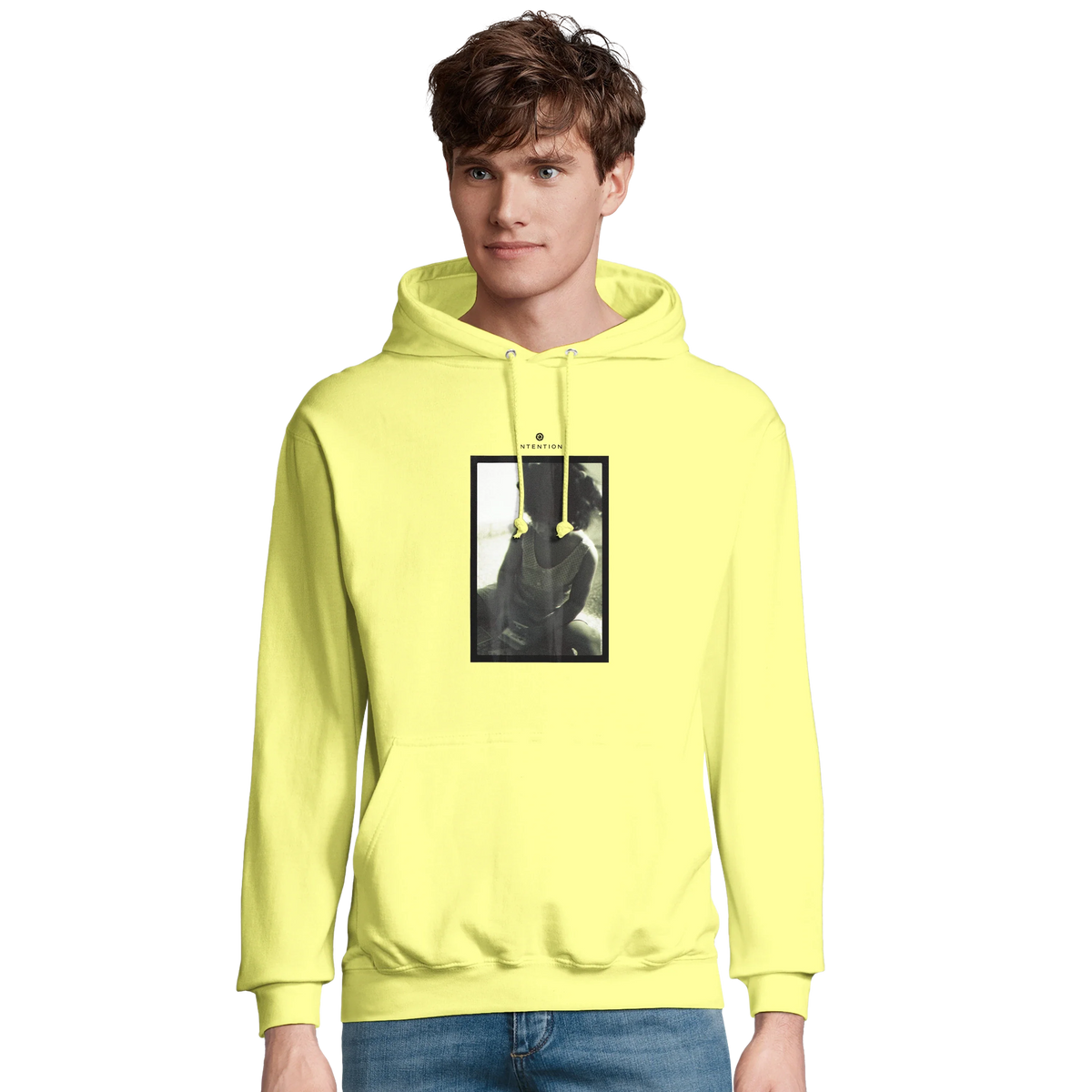Sharing - "Little Secret" Hoodie Light Yellow 3