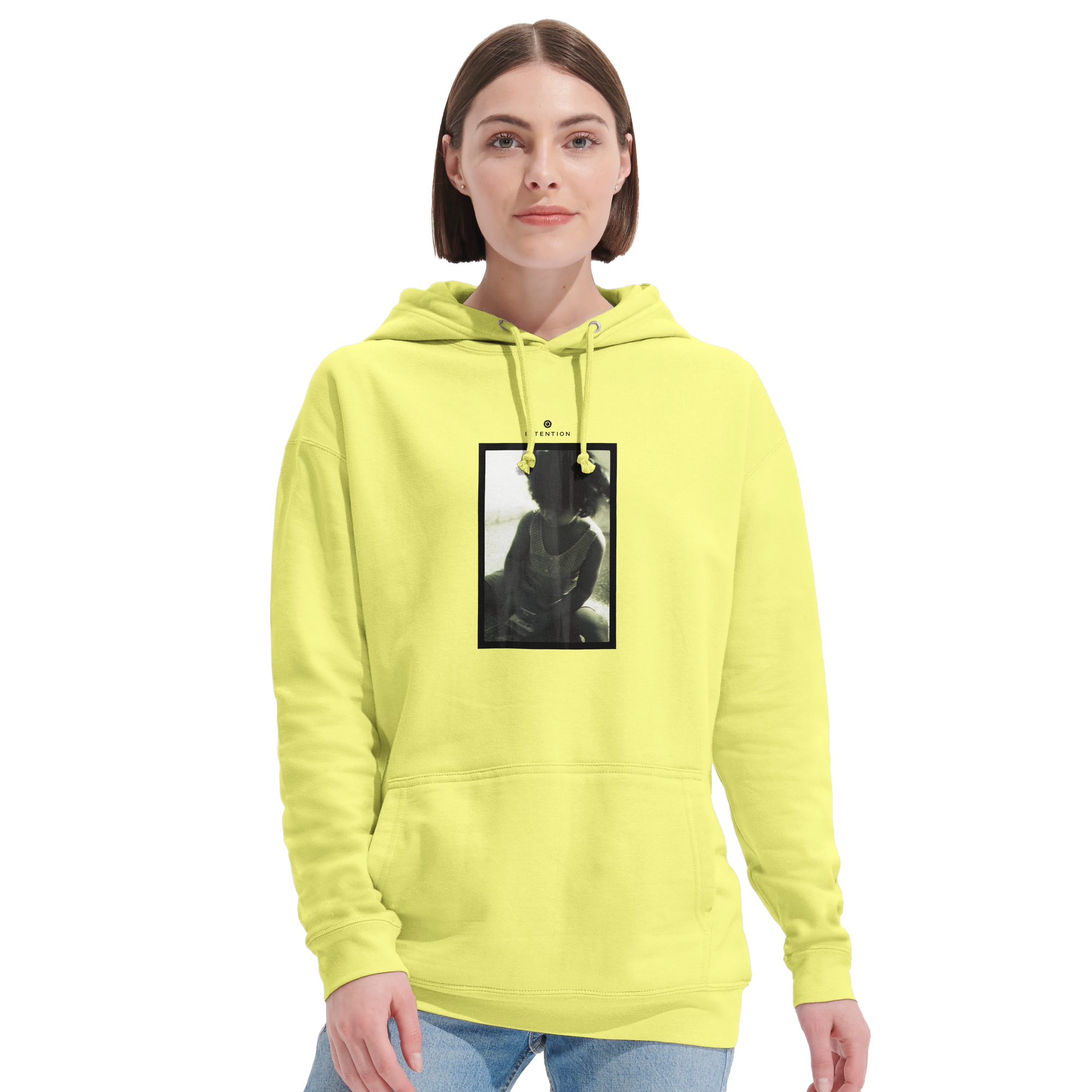 Sharing - "Little Secret" Hoodie Light Yellow 5