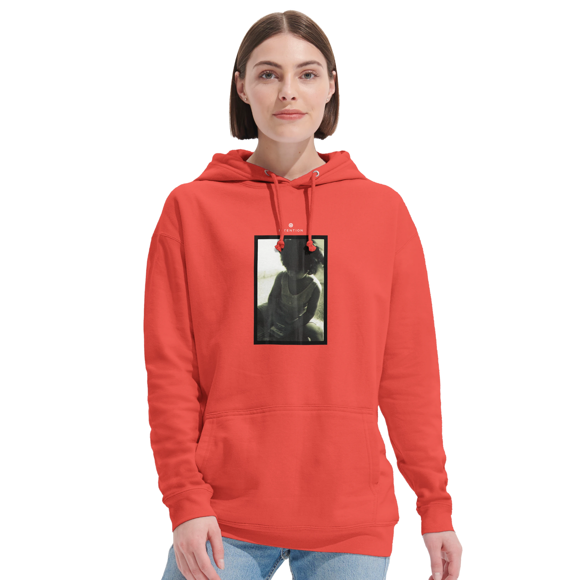 Sharing - "Little Secret" Hoodie pop orange 5