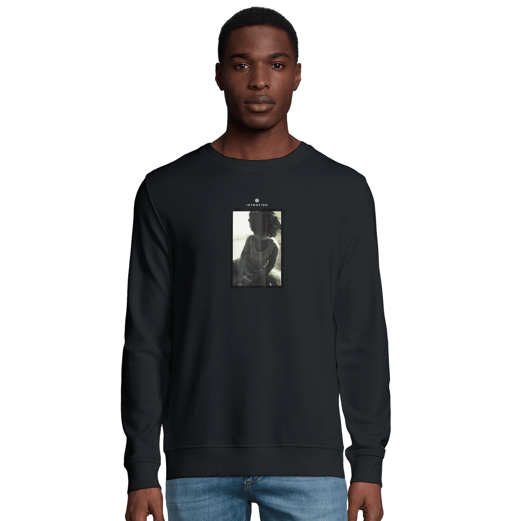 Sharing - "Little Secret" Sweatshirt Black XS 6