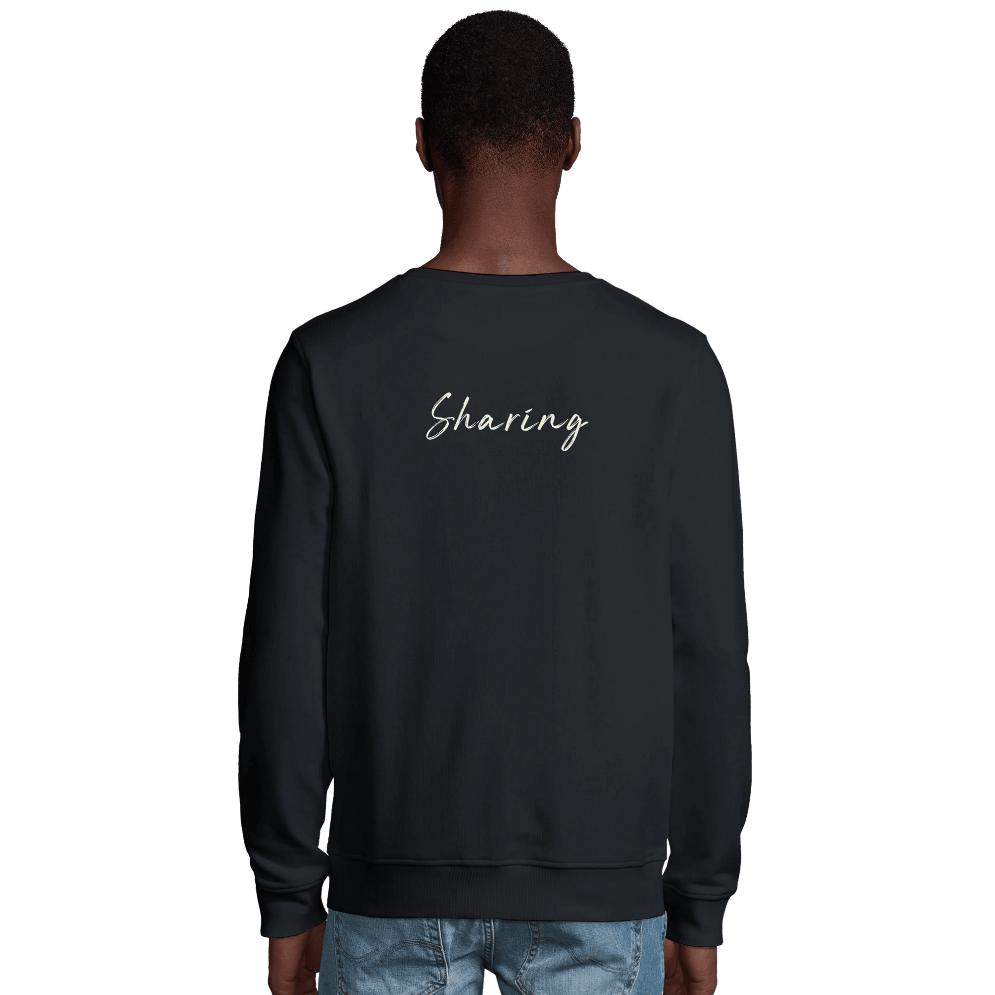 Sharing - "Little Secret" Sweatshirt Black XS 7