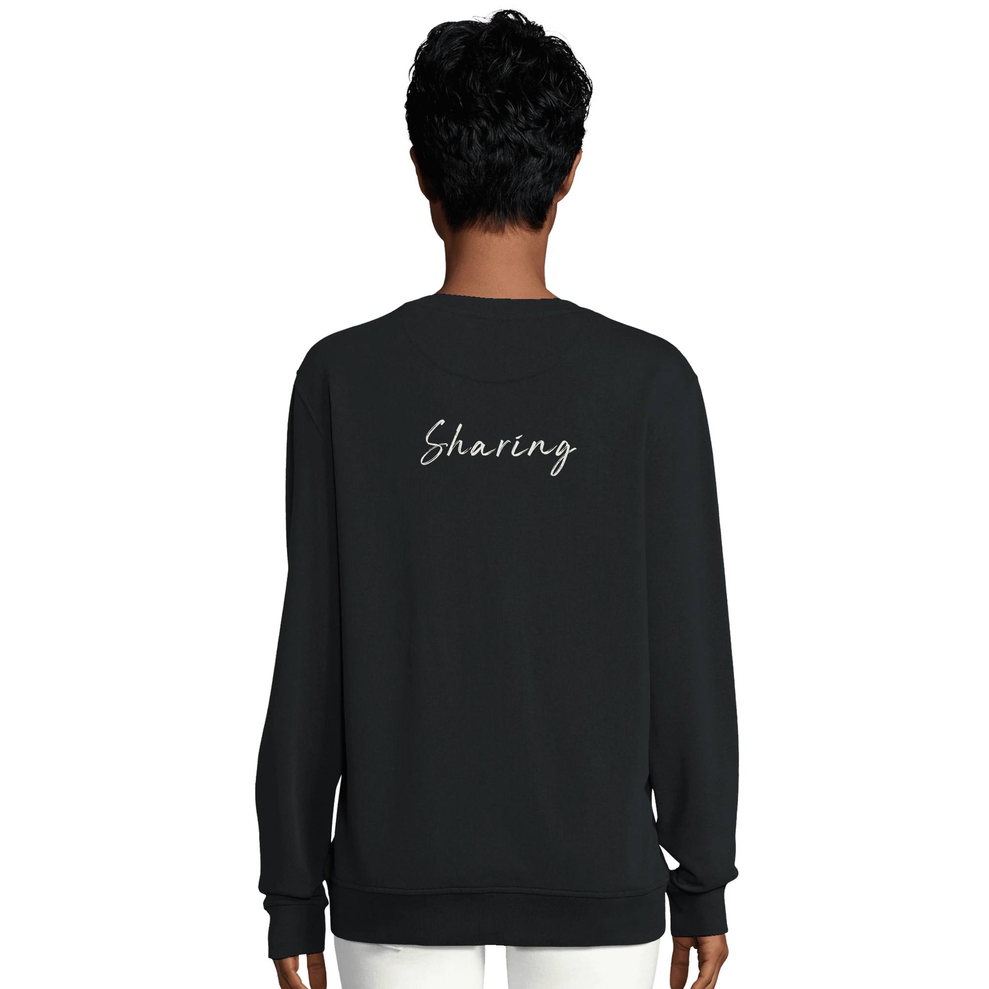 Sharing - "Little Secret" Sweatshirt Black XS 9