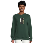 Sharing - "Little Secret" Sweatshirt Bottle Green XS 5