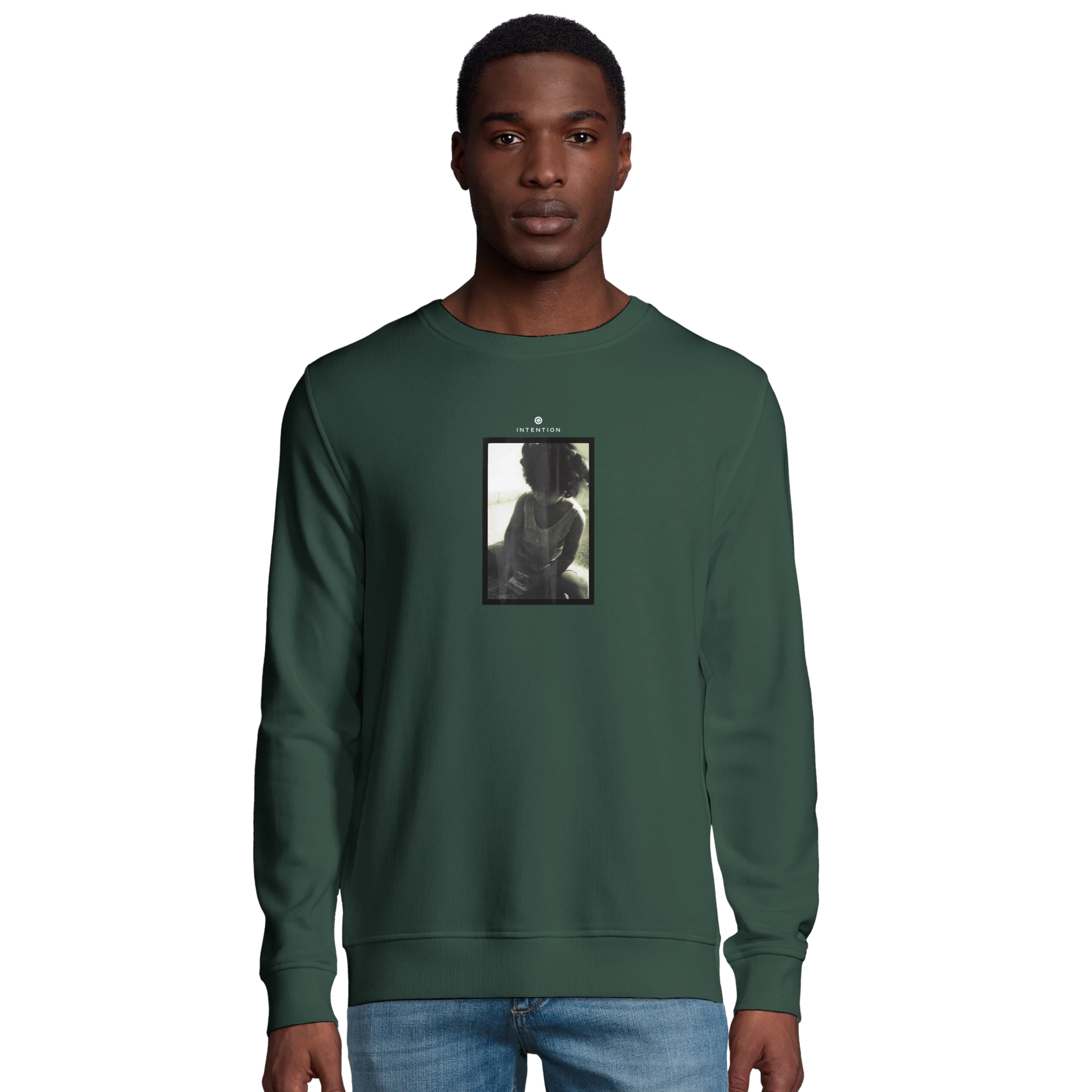 Sharing - "Little Secret" Sweatshirt Bottle Green XS 36