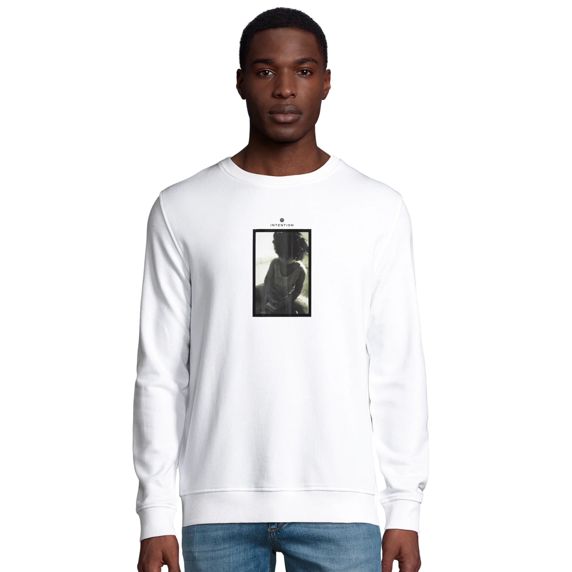 Sharing - "Little Secret" Sweatshirt White XS 24