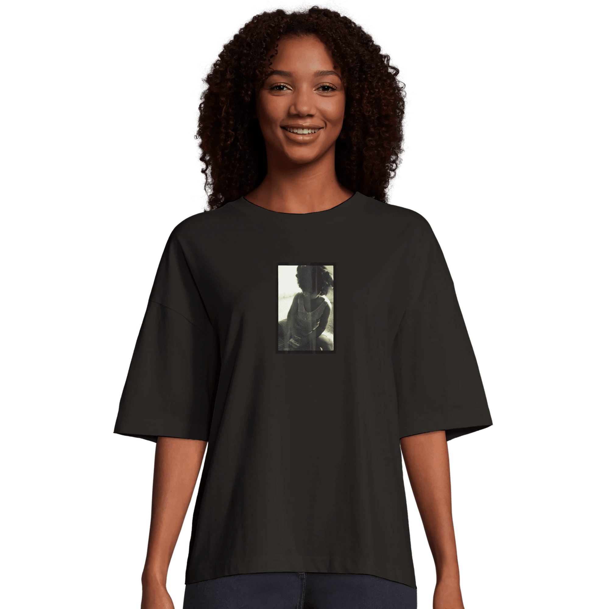 Sharing - "Little Secret" T-shirt Deep Black XS 4