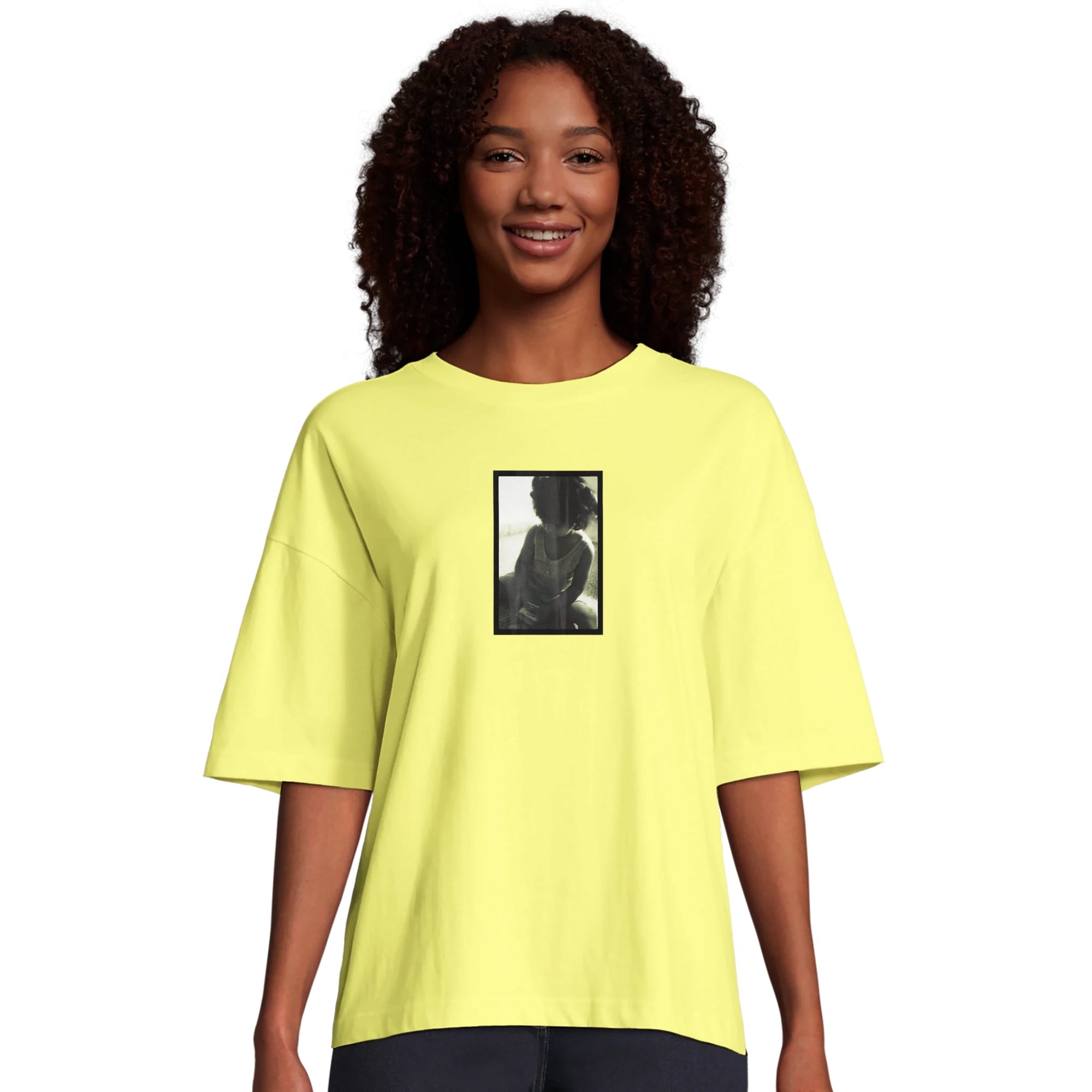 Sharing - "Little Secret" T-shirt Light Yellow XS 3