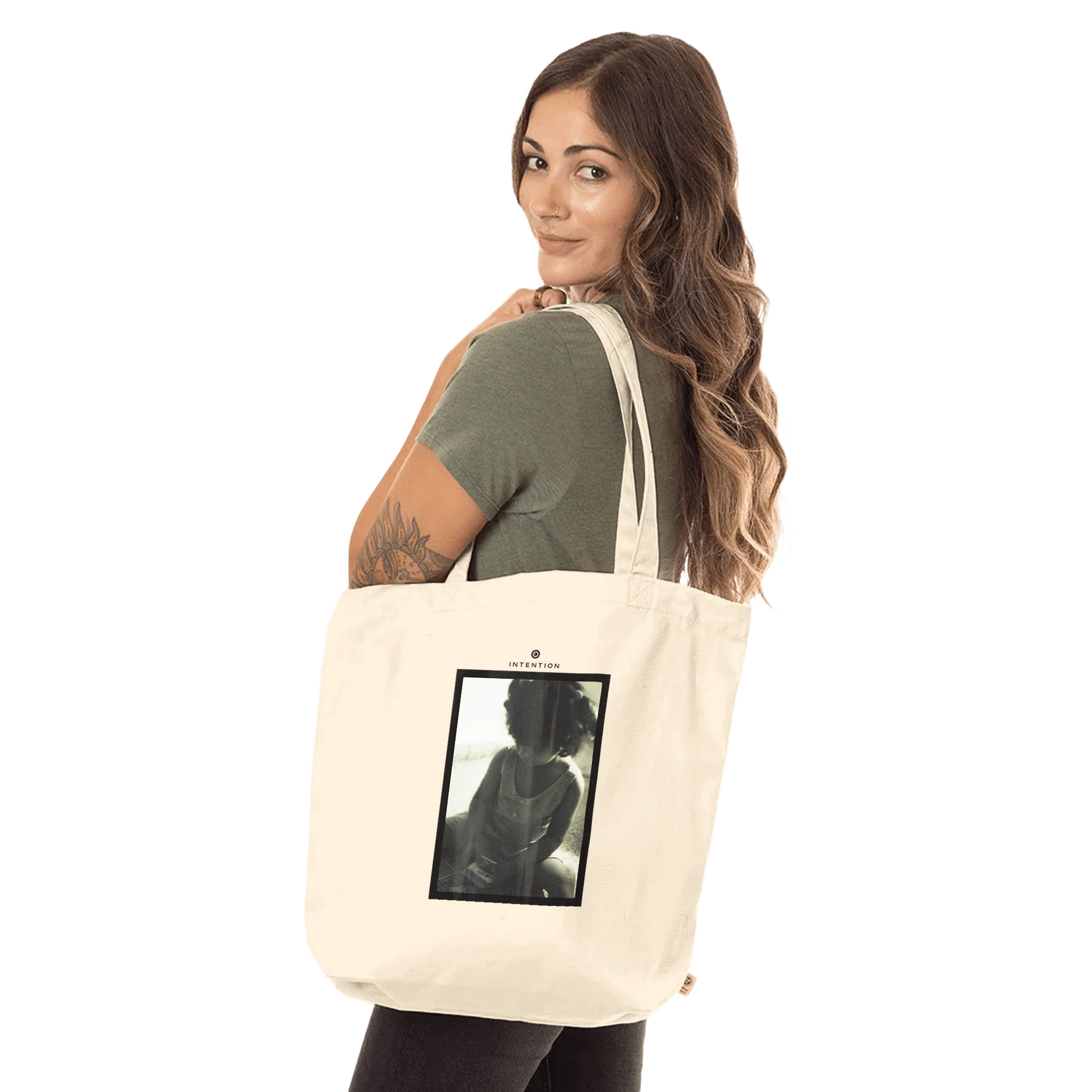 Sharing - "Little Secret" Tote Bag Natural 4