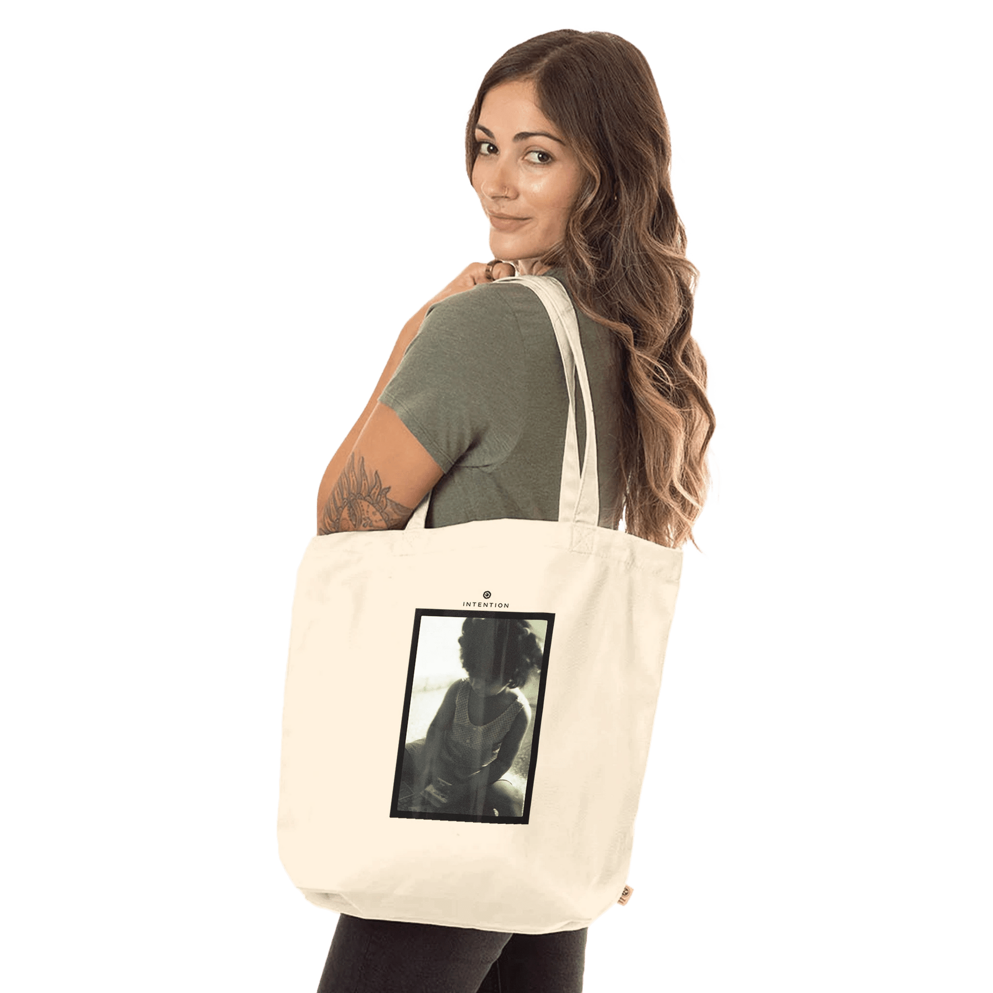 Sharing - "Little Secret" Tote Bag Natural 4